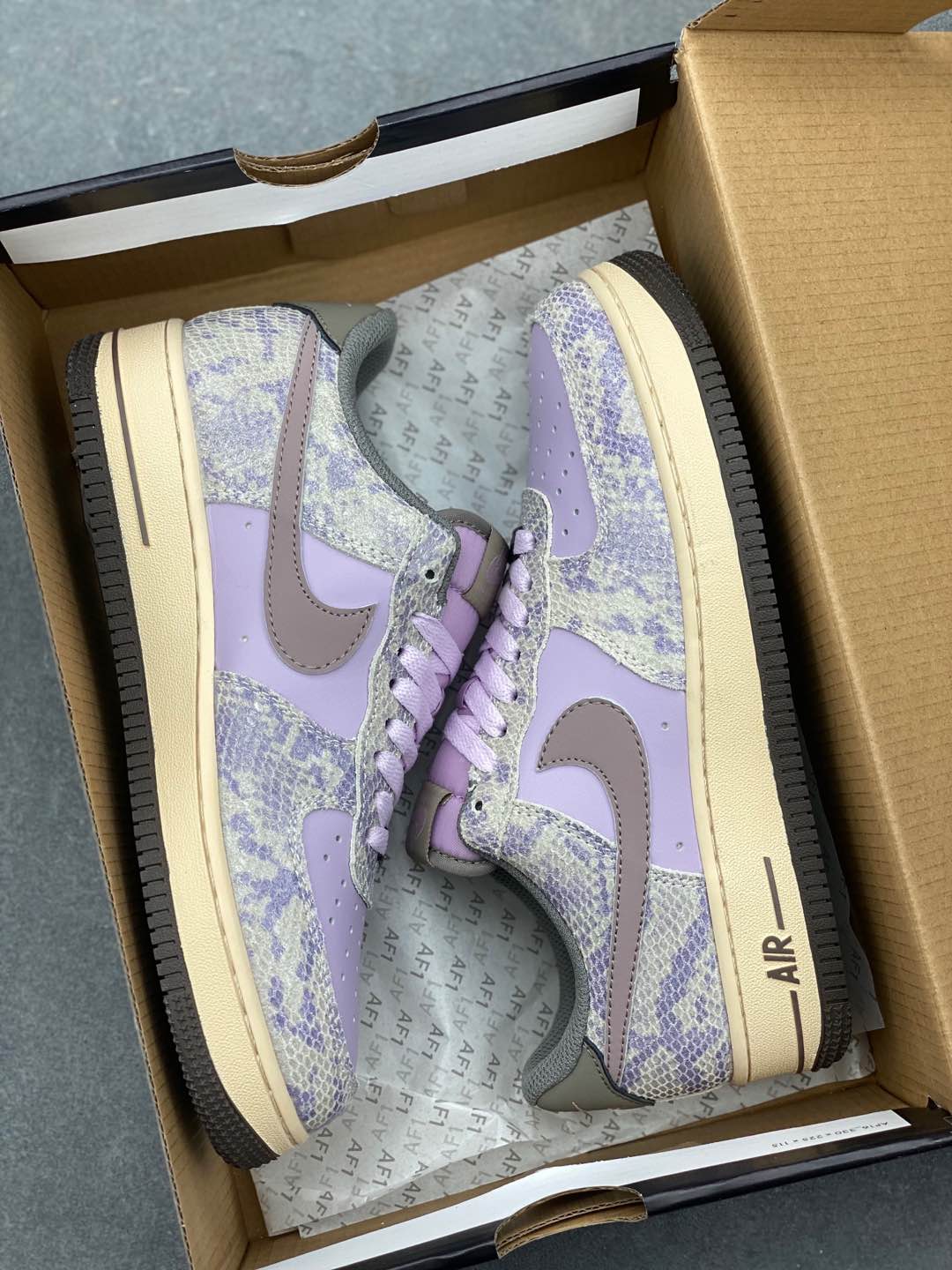 Nike Air Force 1 Low 'Purple Snake Skin' HF2898-500, Premium Comfort Shoes 10 i1735667274997 8609 0 8