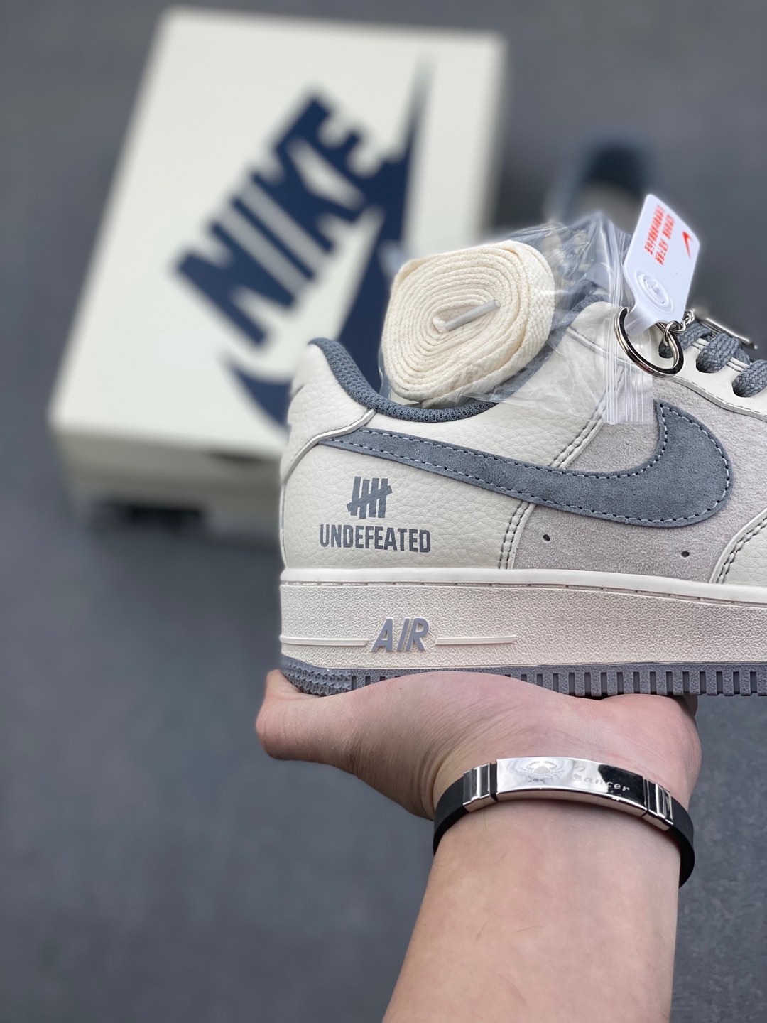 Nike Air Force 1 Low UN Undefeated Collaboration Pigalle Grey Sneakers 6 i1735667864064 3086 0 4