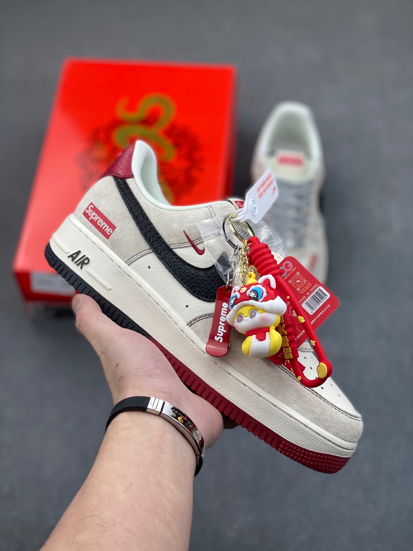 Nike Air Force 1 '07 Low Supreme Collab Black Snake - Limited Edition 2 i1736449617547 1093 0 0