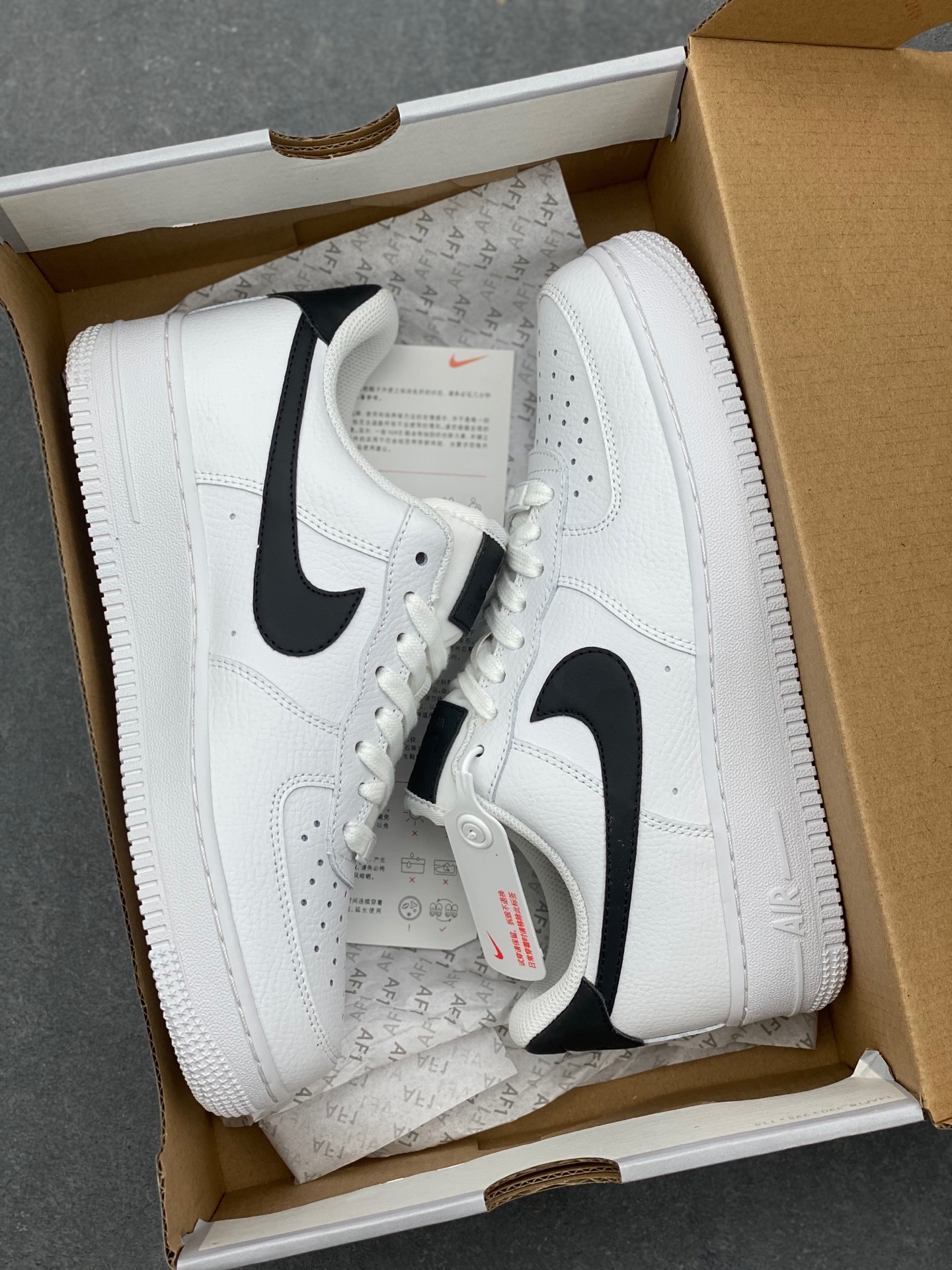 Nike Air Force 1 '07 Low White/Black Classic Sneakers - Size 36 to 45 10 i1736452508183 8959 0 8