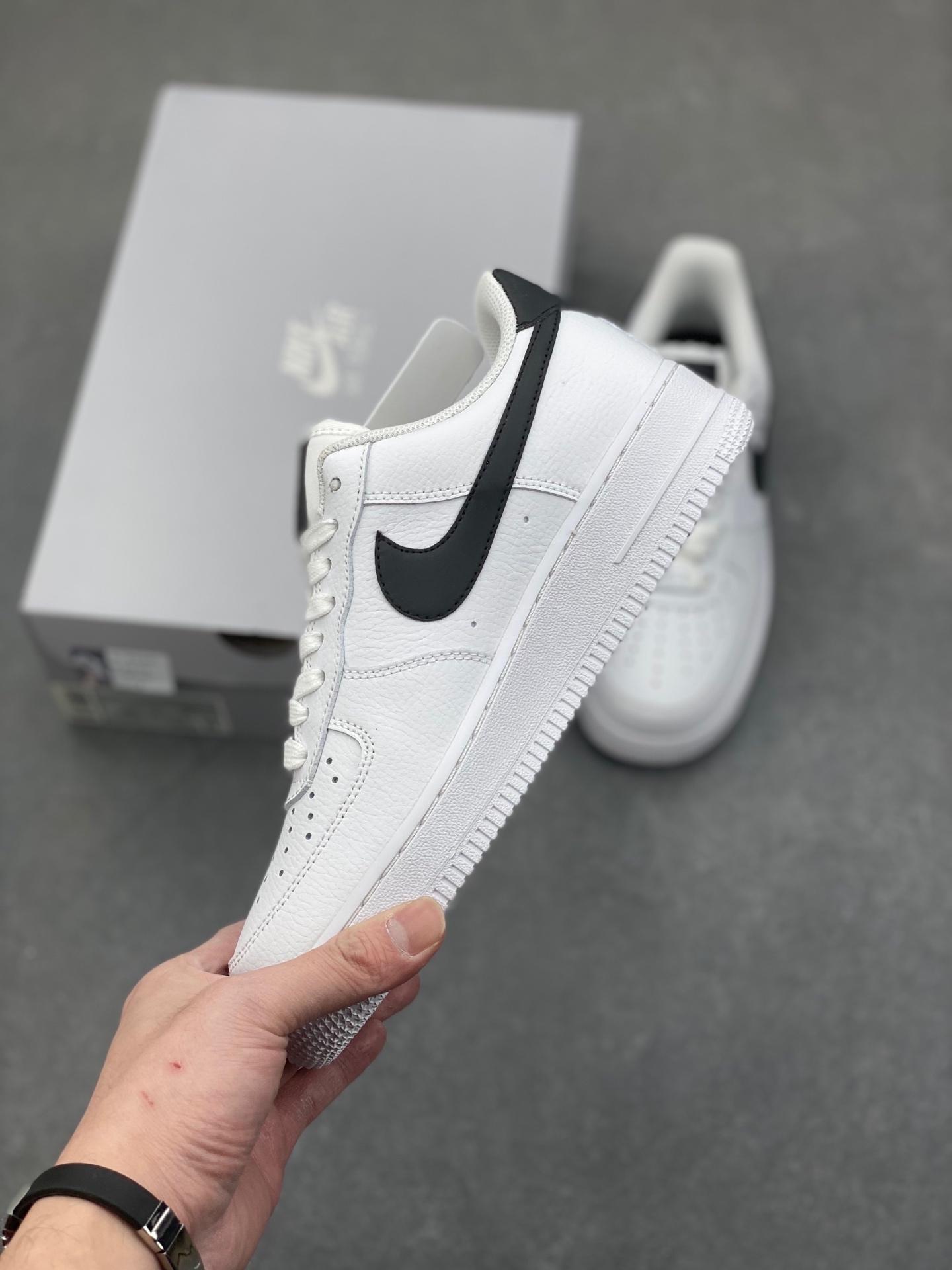 Nike Air Force 1 '07 Low White/Black Classic Sneakers - Size 36 to 45 4 i1736452508917 1292 0 2