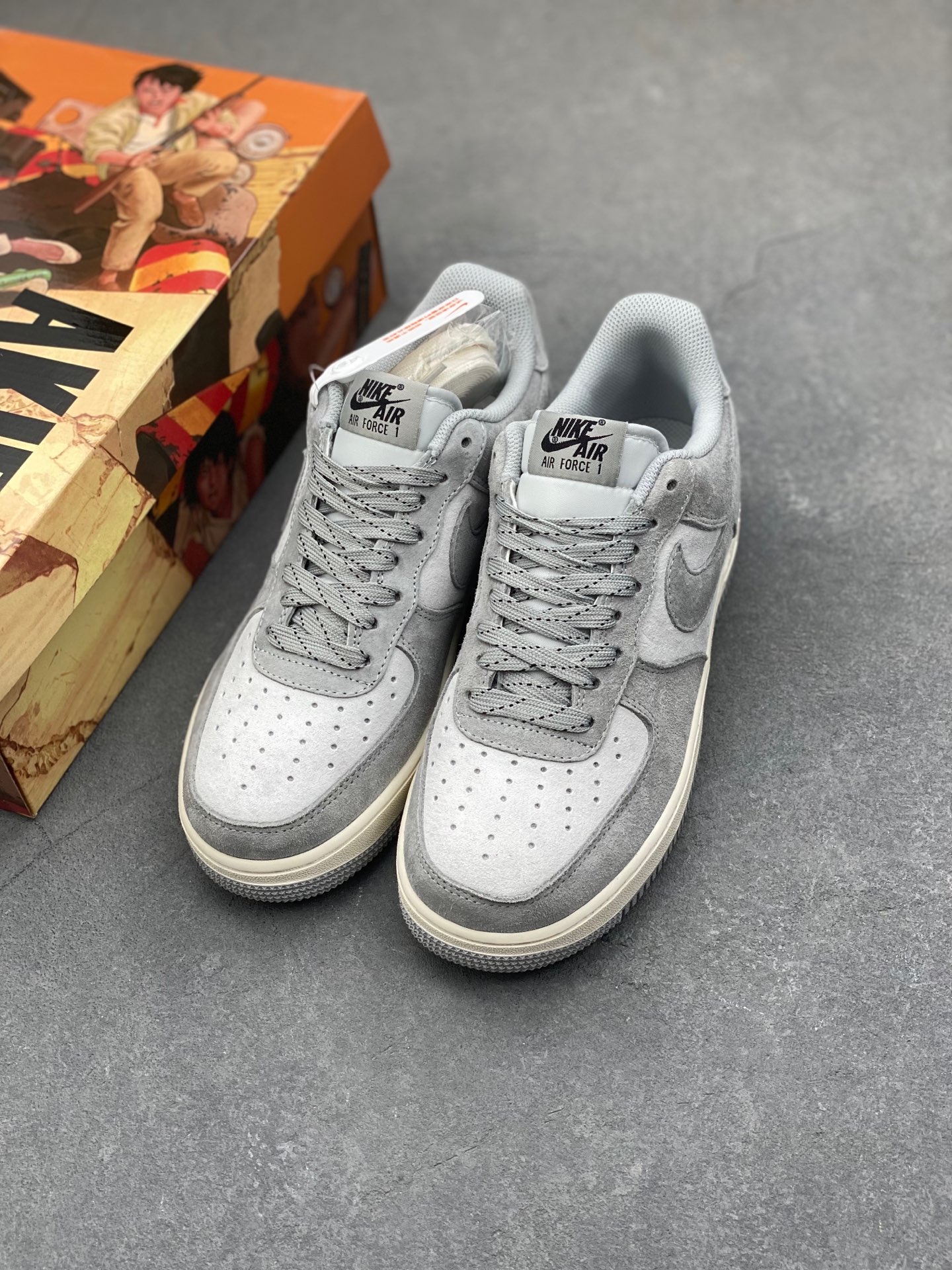 Nike Air Force 1 '07 Low Grey Suede Casual Sneakers DG3966-823 9 i1736543524731 8773 0 7