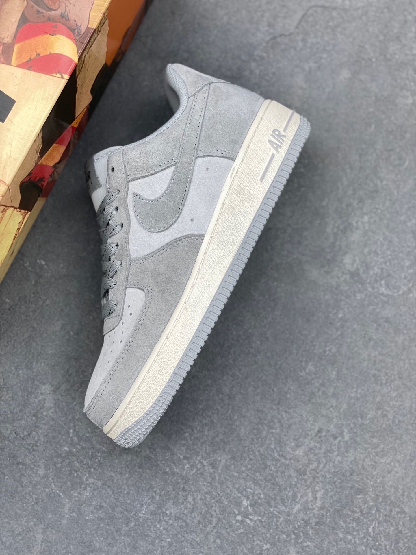 Nike Air Force 1 '07 Low Grey Suede Casual Sneakers DG3966-823 8 i1736543525521 7392 0 6