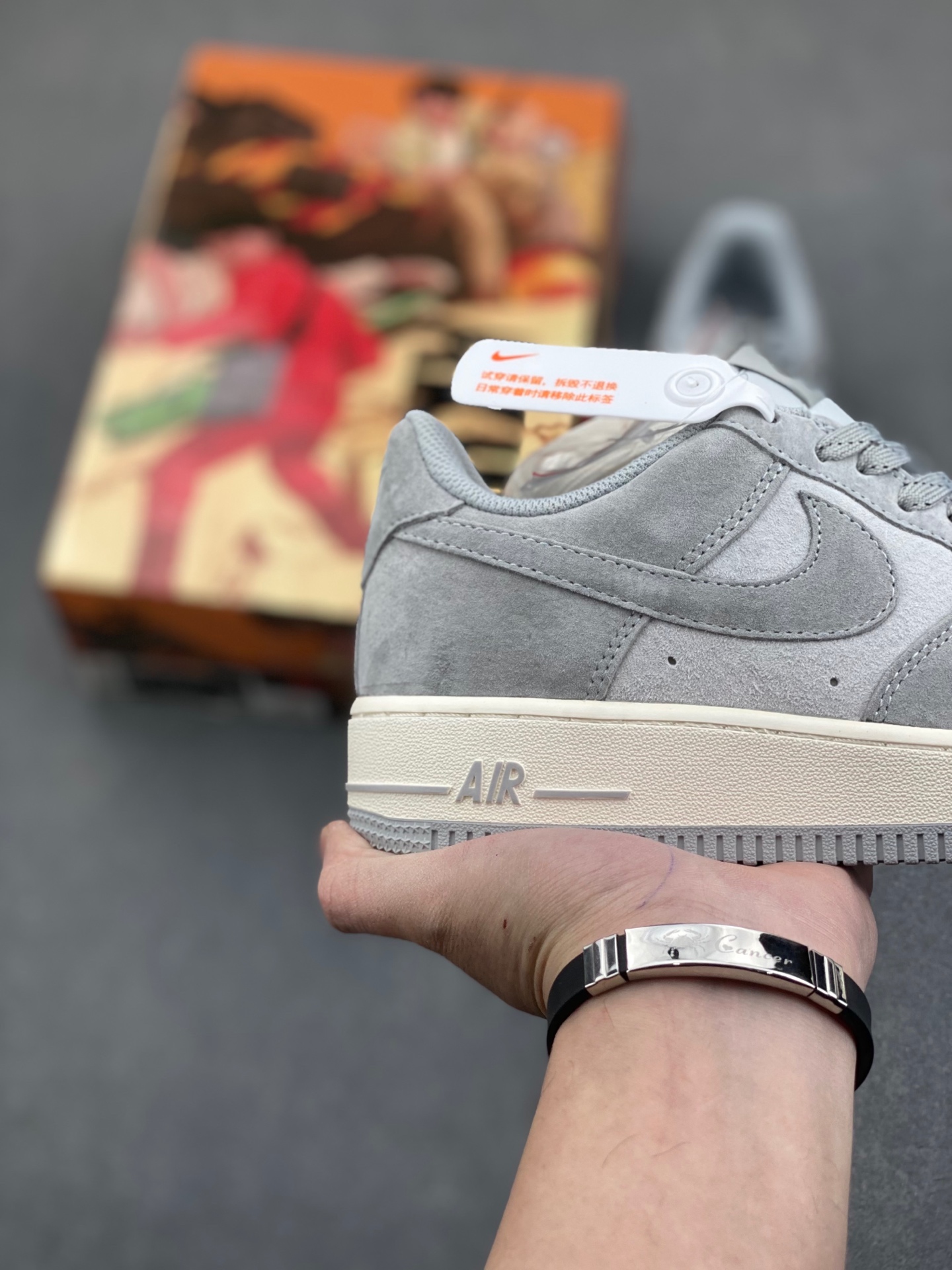 Nike Air Force 1 '07 Low Grey Suede Casual Sneakers DG3966-823 6 i1736543525770 5676 0 4