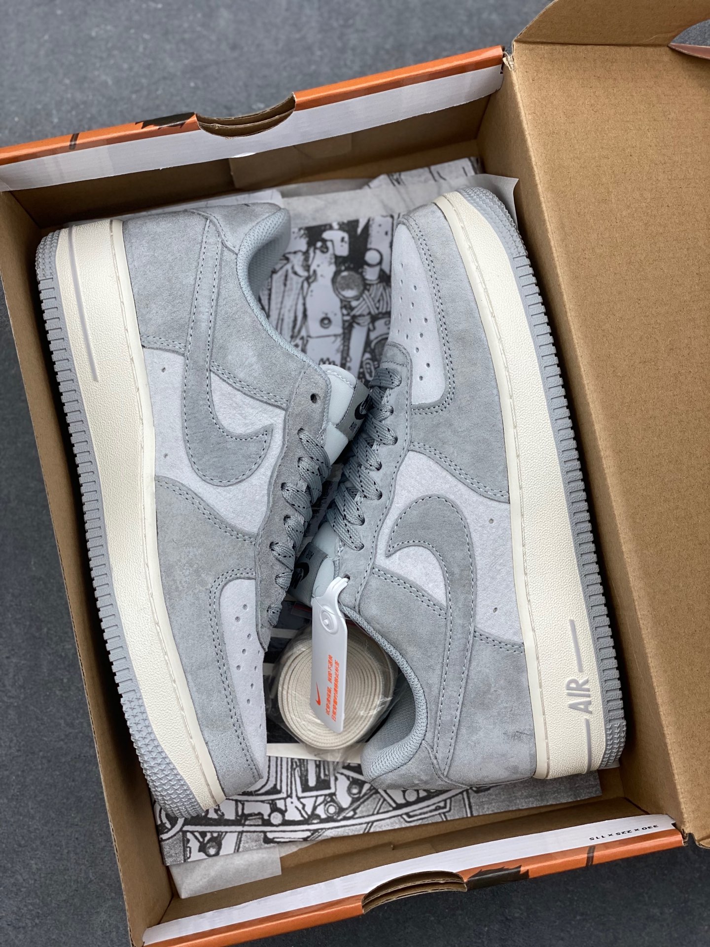 Nike Air Force 1 '07 Low Grey Suede Casual Sneakers DG3966-823 10 i1736543526341 8398 0 8
