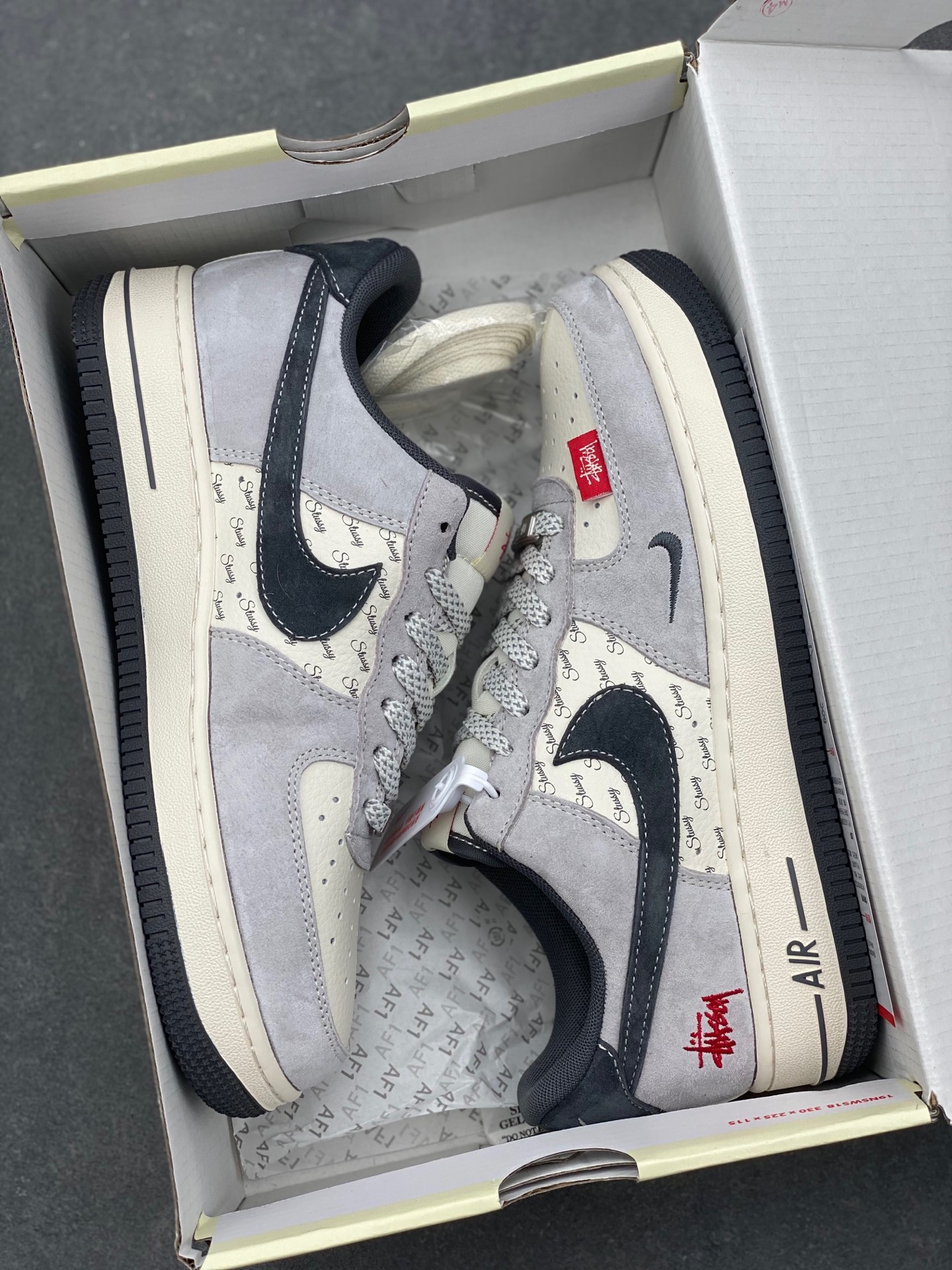 Nike Air Force 1 '07 Low Stüssy Collab Sneakers Limited Edition 10 i1736564901725 5872 0 8