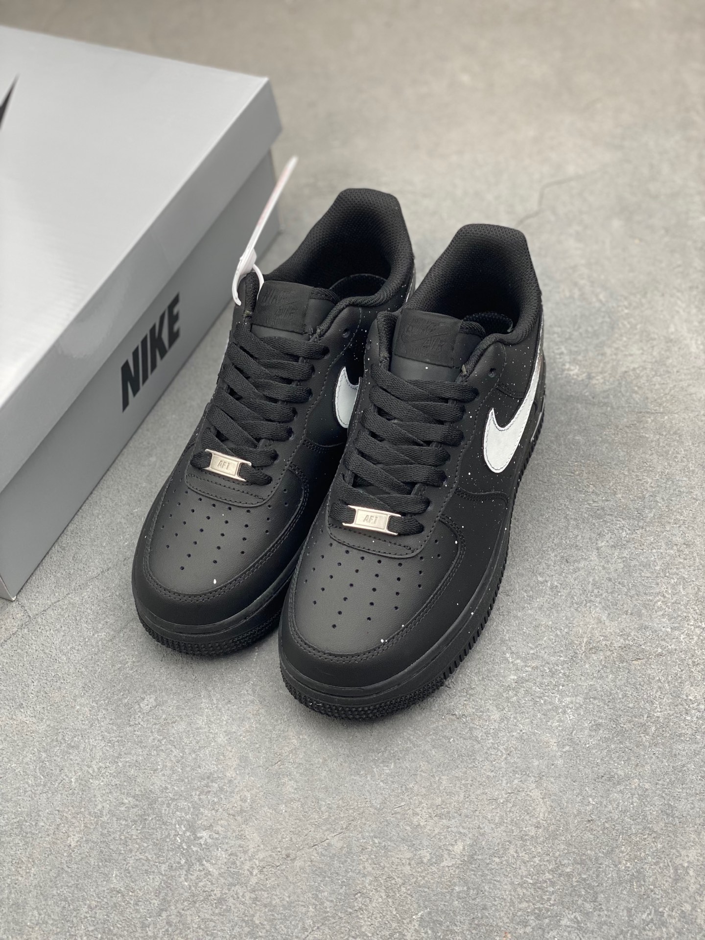 Nike Air Force 1 Low '07 Black Custom Sneakers - Anime Theme 9 i1736715484393 9721 0 7