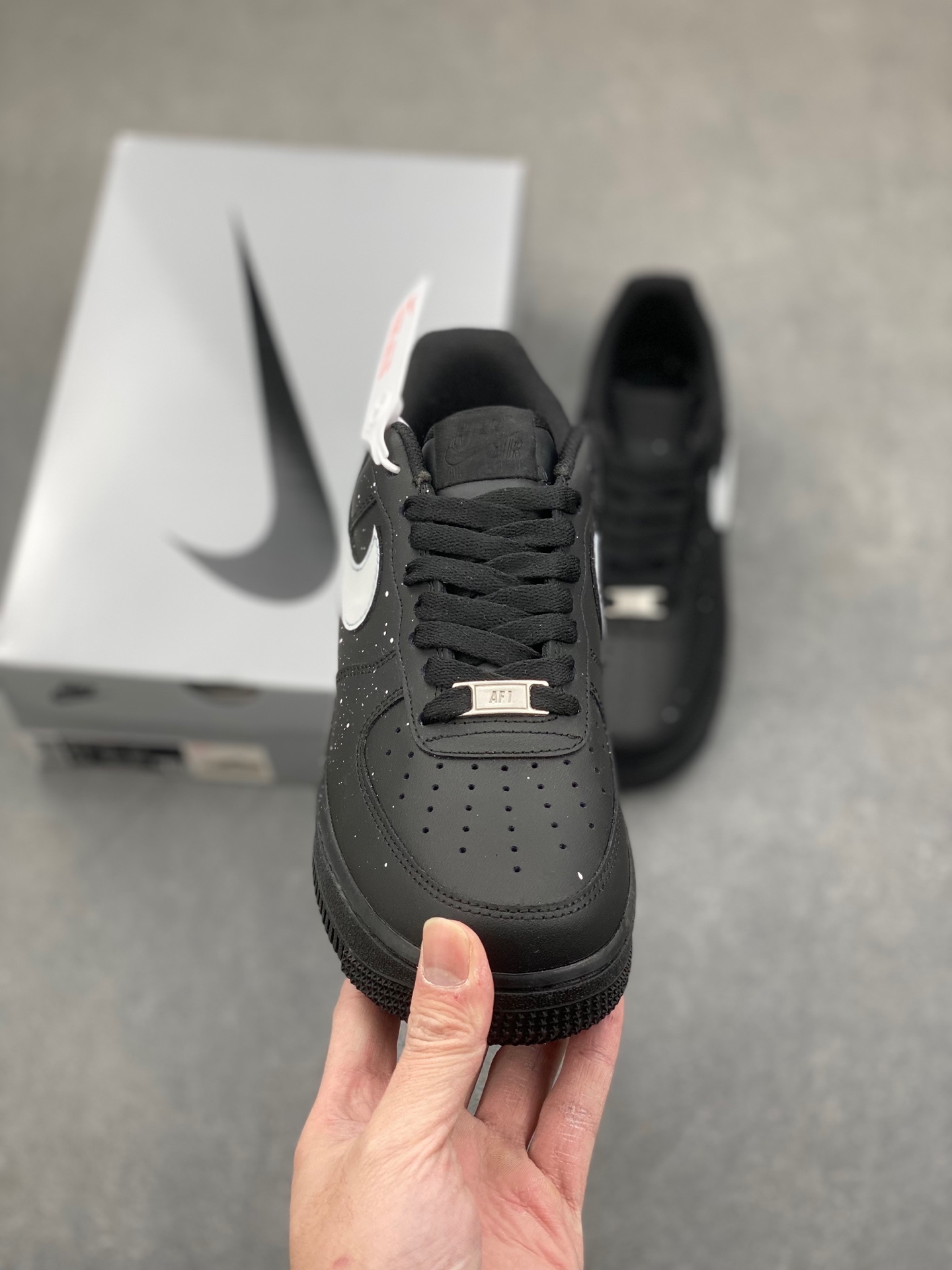 Nike Air Force 1 Low '07 Black Custom Sneakers - Anime Theme 3 i1736715485131 4332 0 1