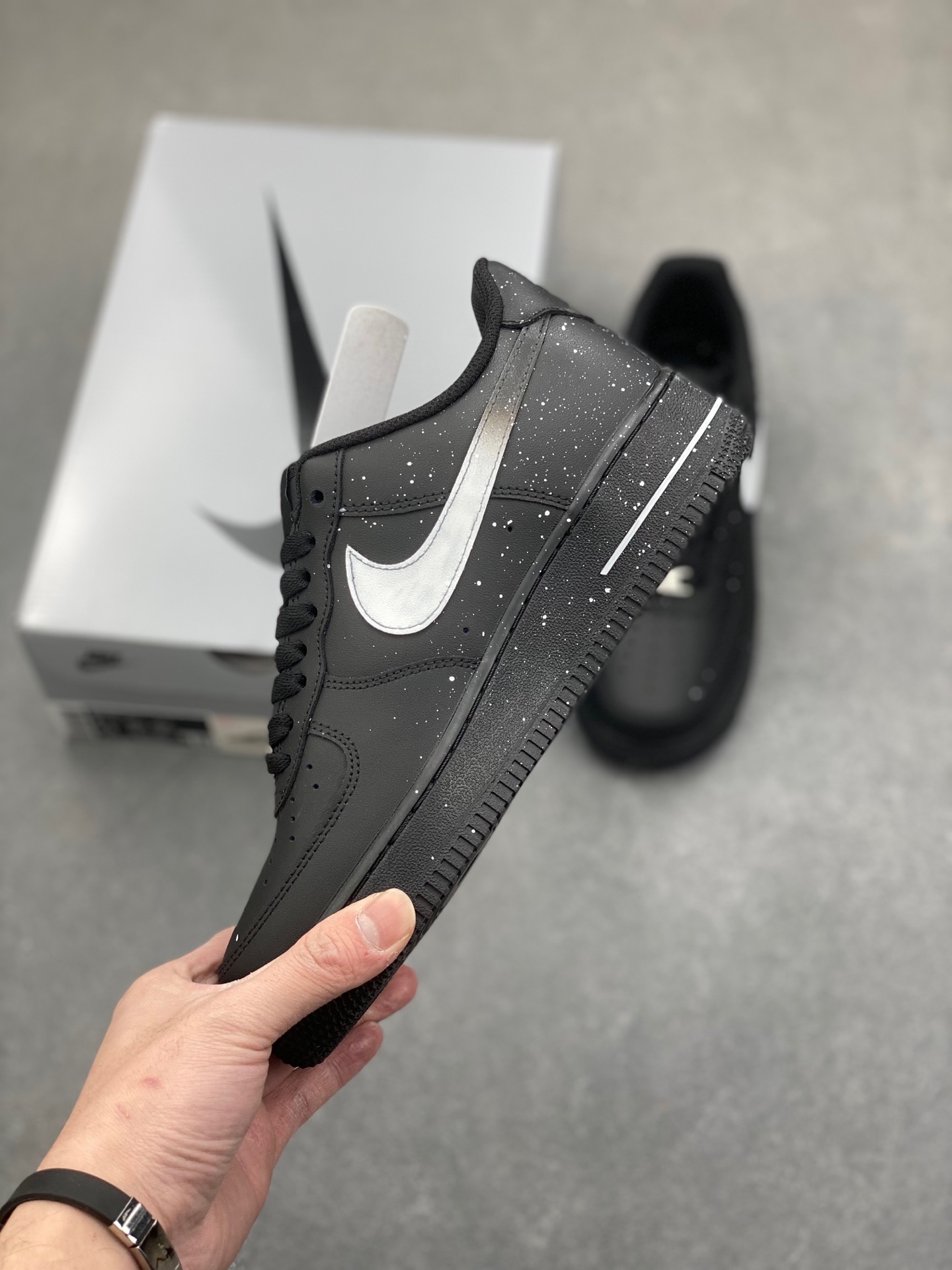 Nike Air Force 1 Low '07 Black Custom Sneakers - Anime Theme 4 i1736715486125 2299 0 2