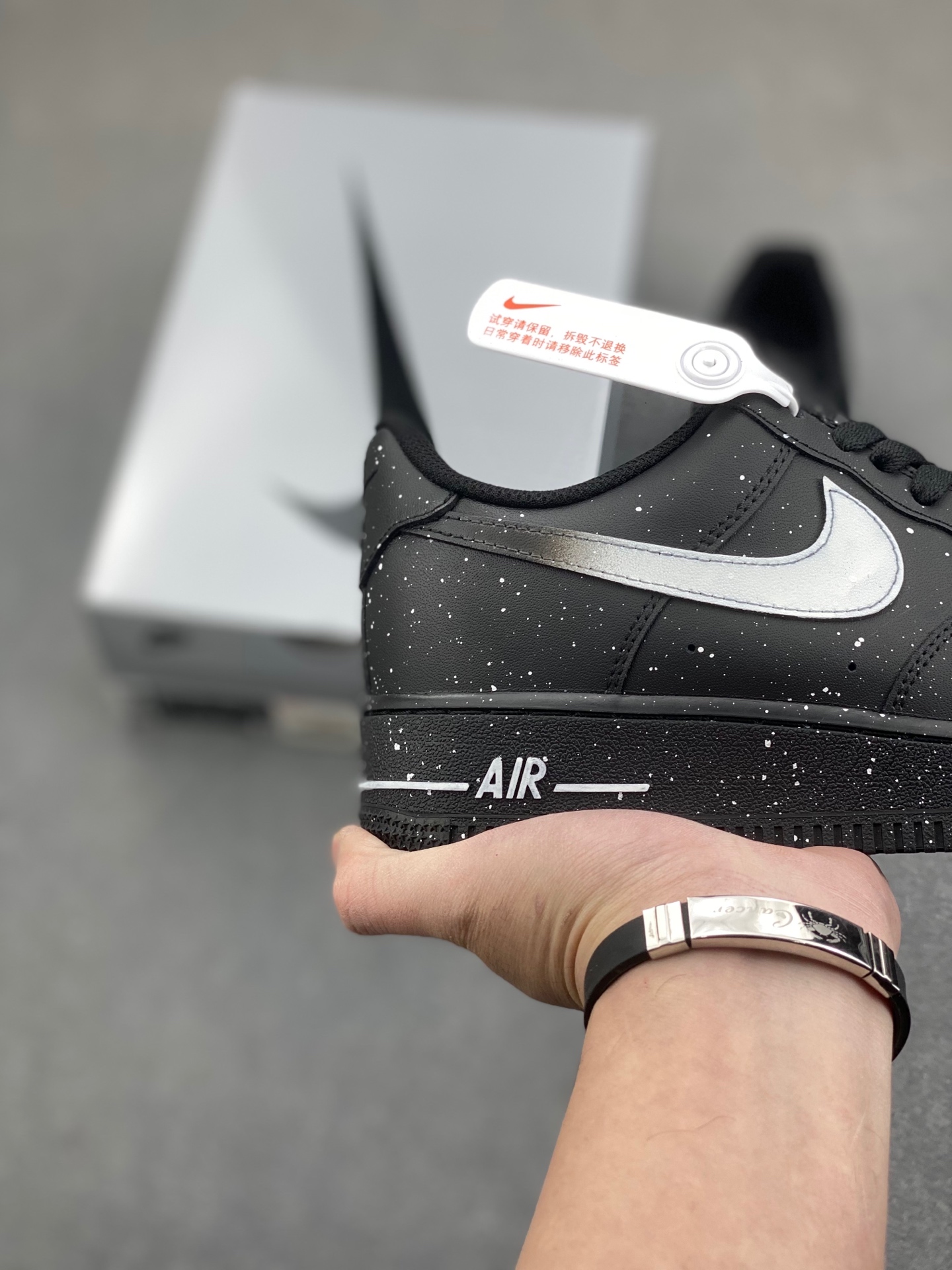 Nike Air Force 1 Low '07 Black Custom Sneakers - Anime Theme 6 i1736715486379 9436 0 4