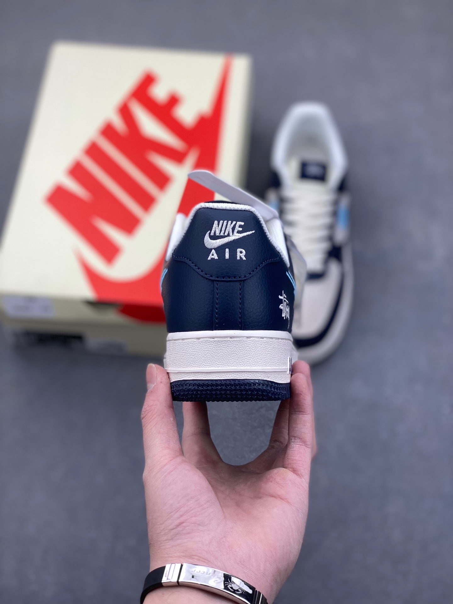 Nike Air Force 1 '07 Low Stussy Collab Sneakers - DM6688-021 5 i1736715624098 6630 0 3