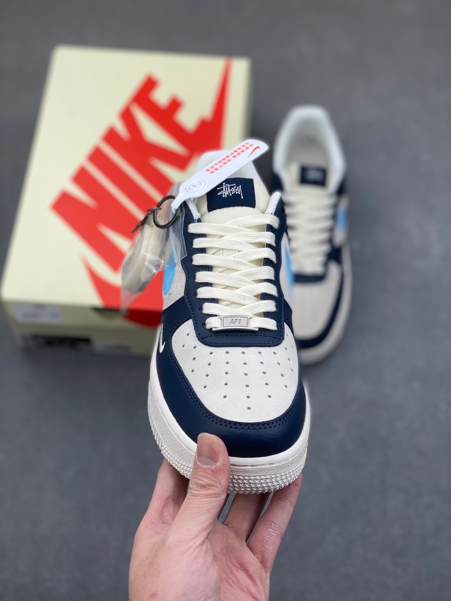 Nike Air Force 1 '07 Low Stussy Collab Sneakers - DM6688-021 3 i1736715625351 1194 0 1