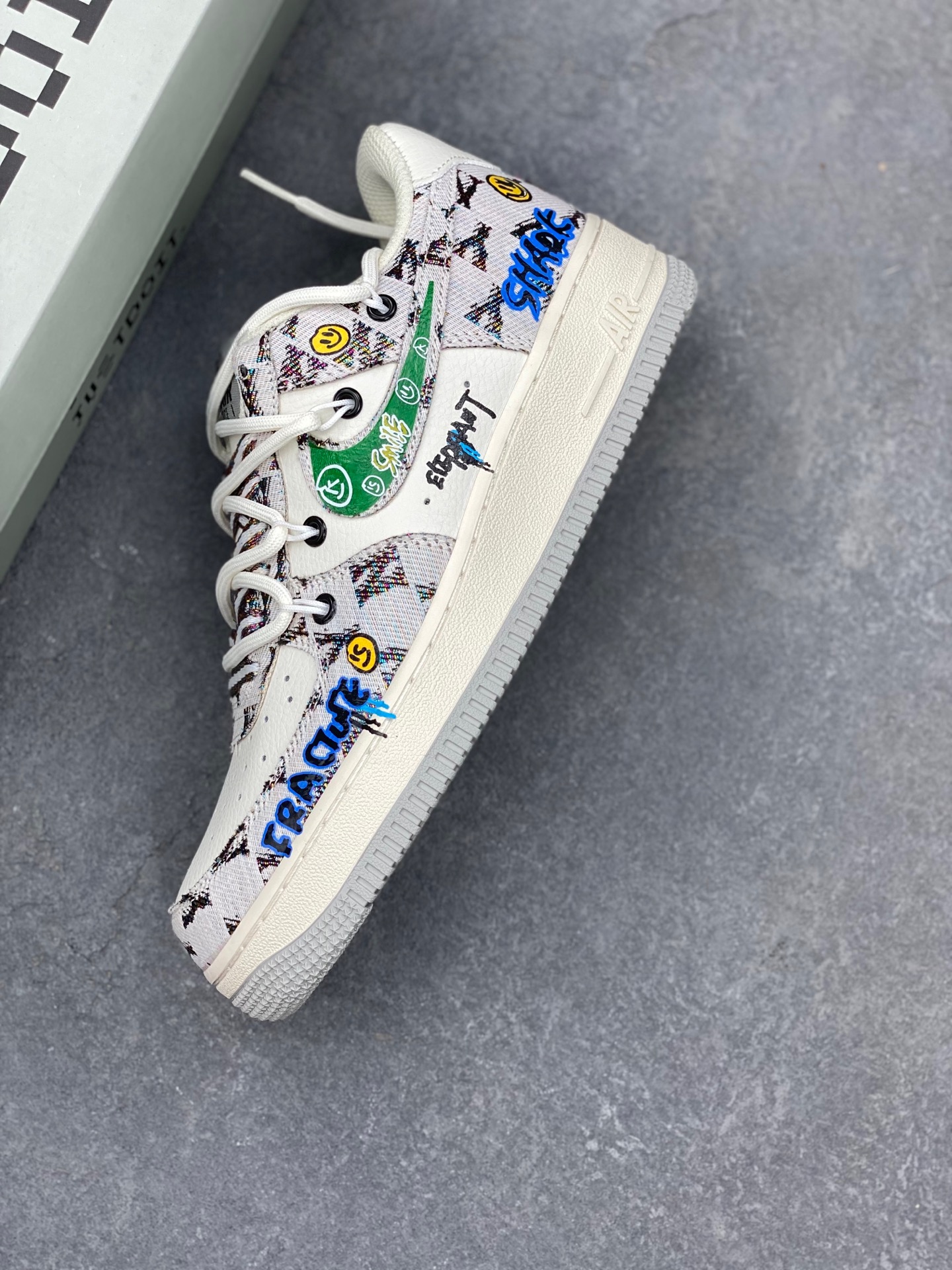 Nike Air Force 1 '07 Low White/Multi-Color Sneakers BB0077-333 7 i1736894157194 9411 0 5