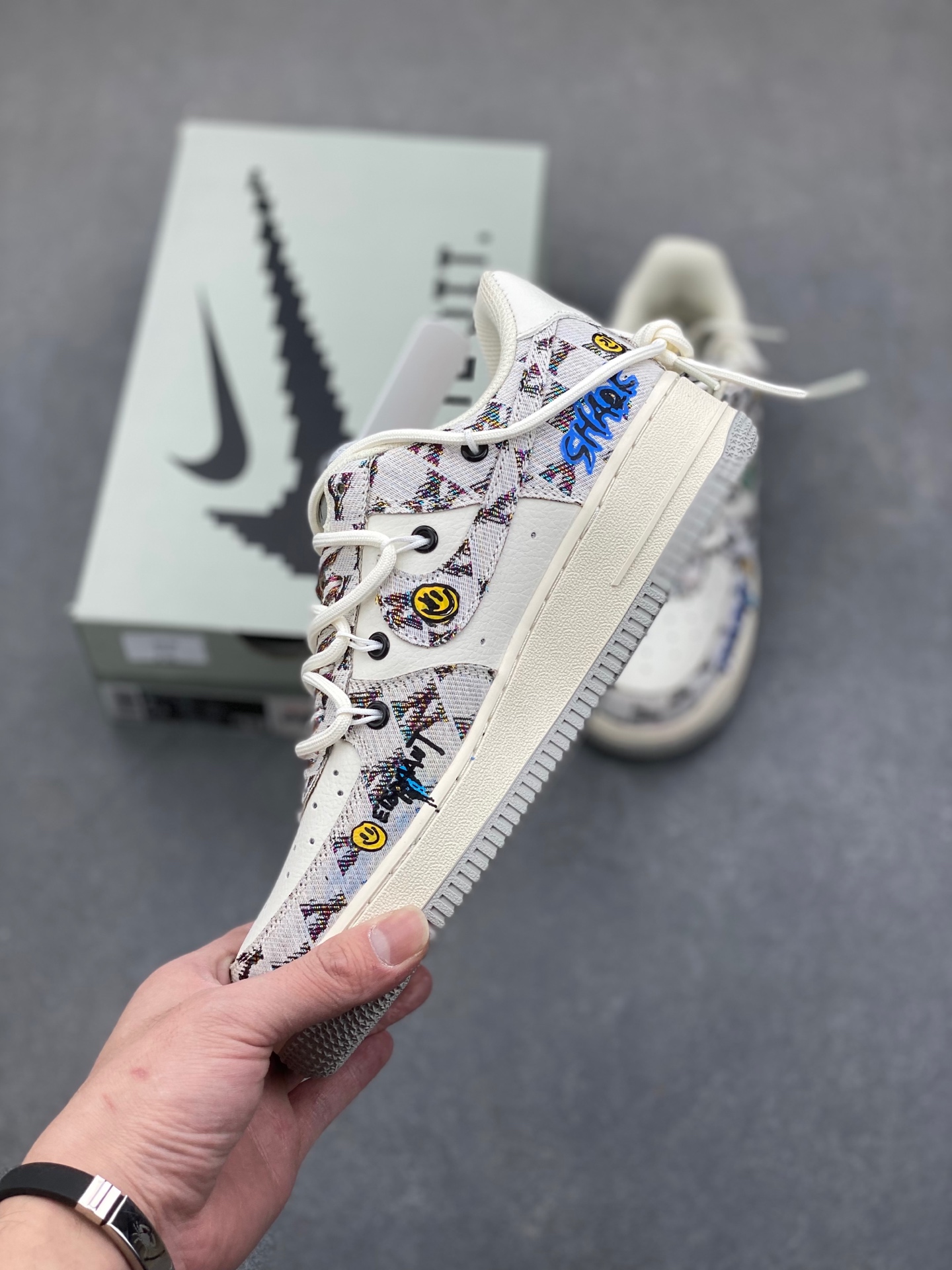Nike Air Force 1 '07 Low White/Multi-Color Sneakers BB0077-333 4 i1736894157944 2449 0 2