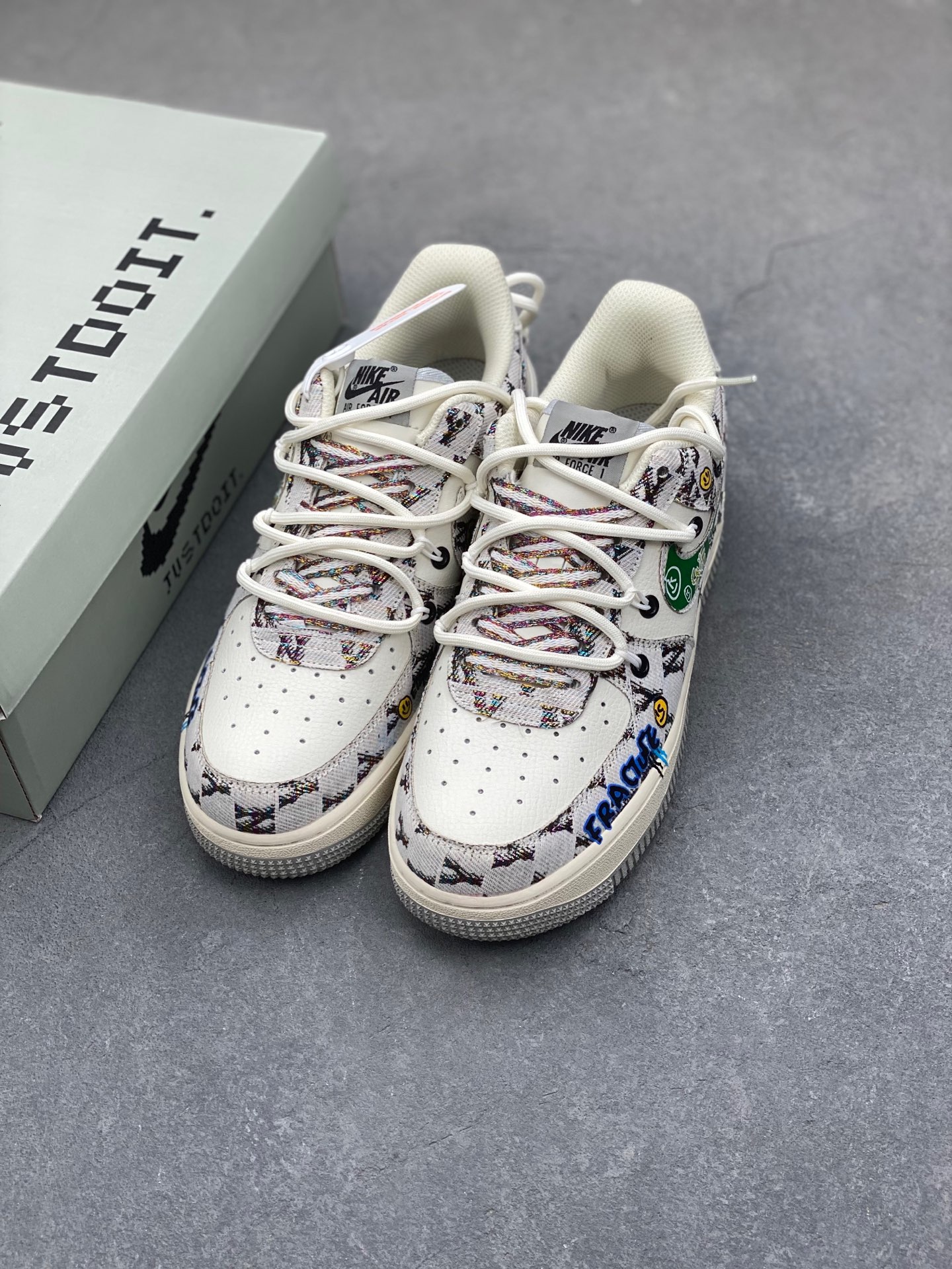 Nike Air Force 1 '07 Low White/Multi-Color Sneakers BB0077-333 8 i1736894158237 8561 0 6