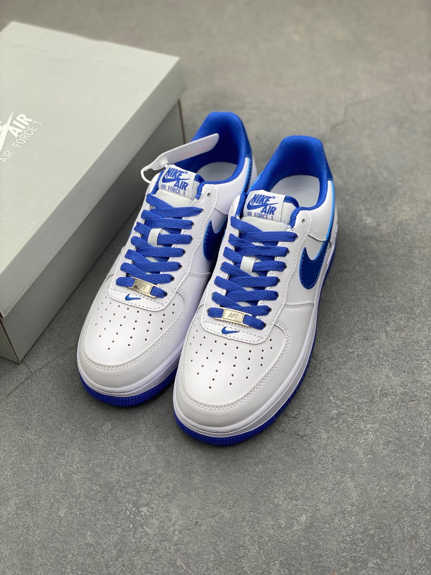 Nike Air Force 1 Low White/Racer Blue Casual Sneakers - DH7561-104 9 i1736894605950 8437 0 7