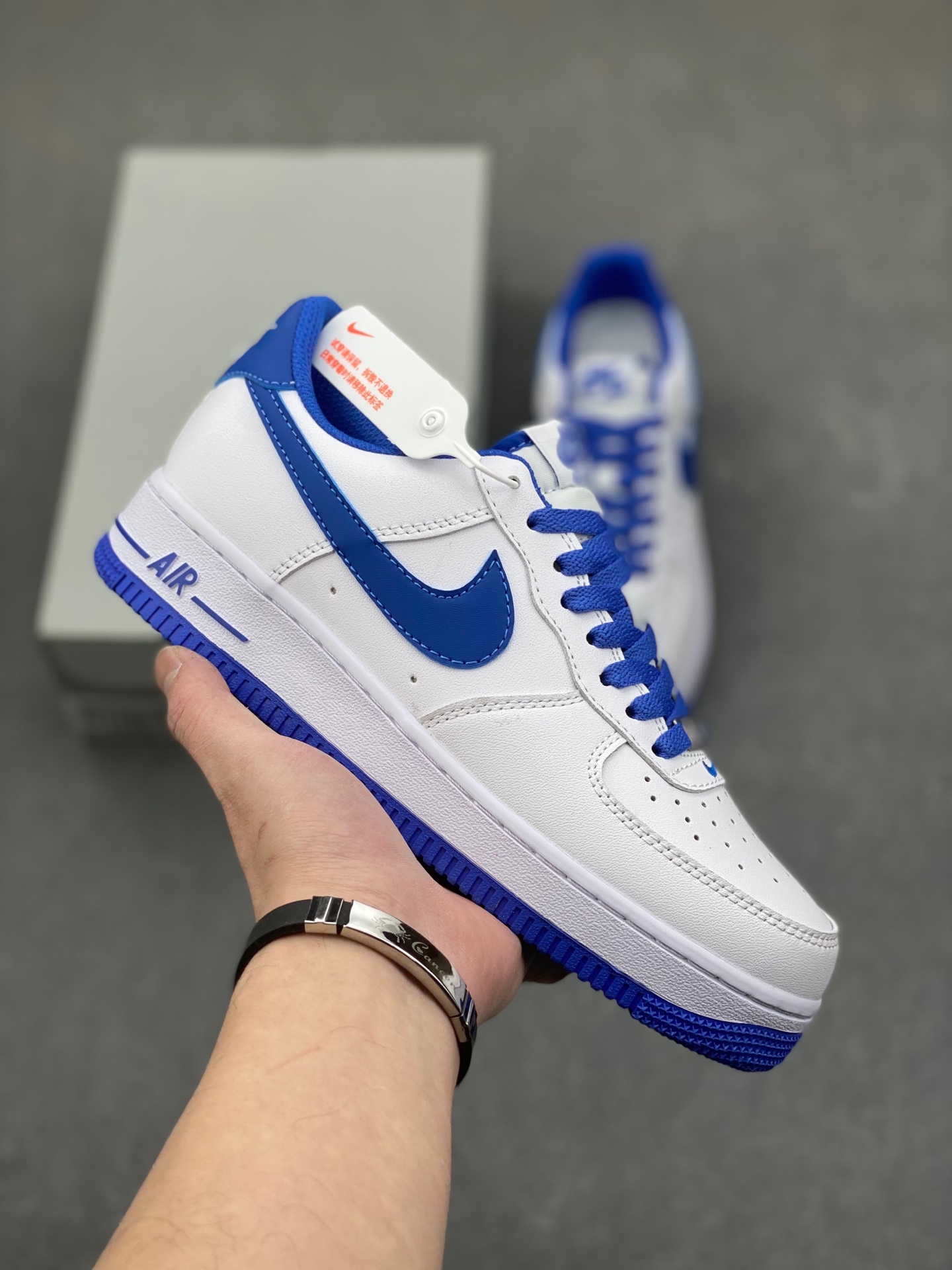 Nike Air Force 1 Low White/Racer Blue Casual Sneakers - DH7561-104 2 i1736894607496 317 0 0