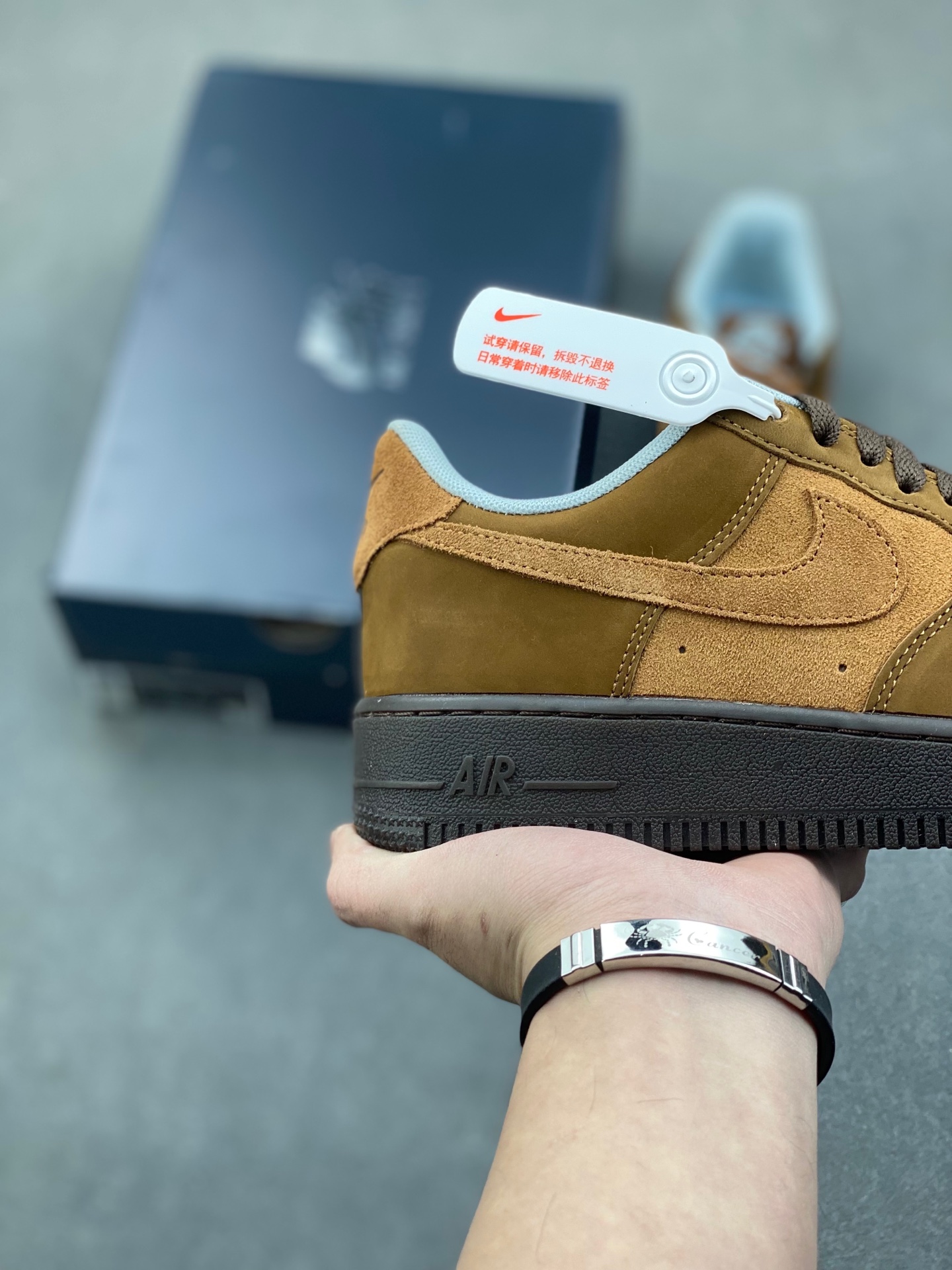 Nike Air Force 1 '07 Brown Suede Honeycomb Cushioning - IB4617-222 6 i1737059401150 4101 0 4
