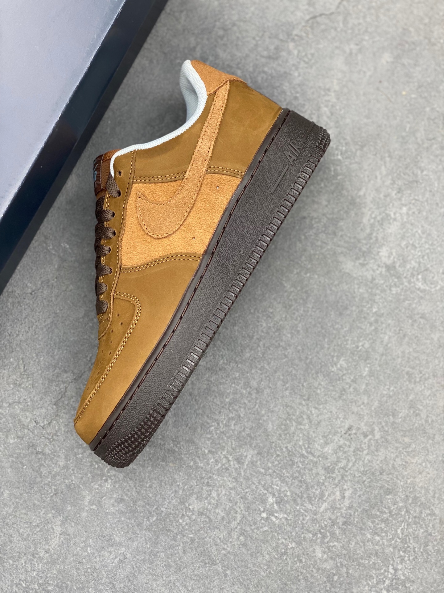 Nike Air Force 1 '07 Brown Suede Honeycomb Cushioning - IB4617-222 8 i1737059401150 4573 0 6