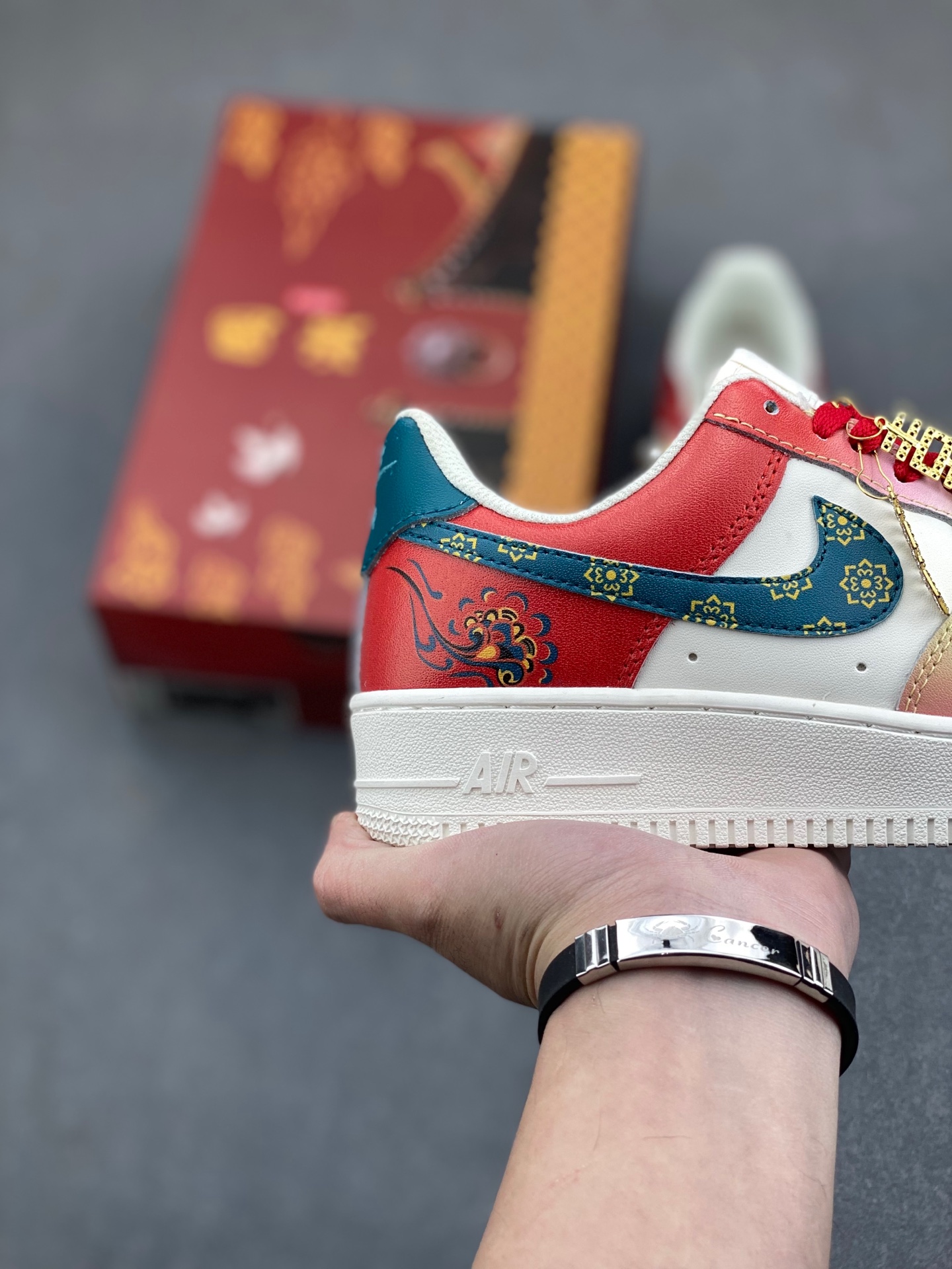 Nike Air Force 1 Low '07 Sunset Wedding White Yellow Red (CW2288-111) 6 i1737059883842 6317 0 4