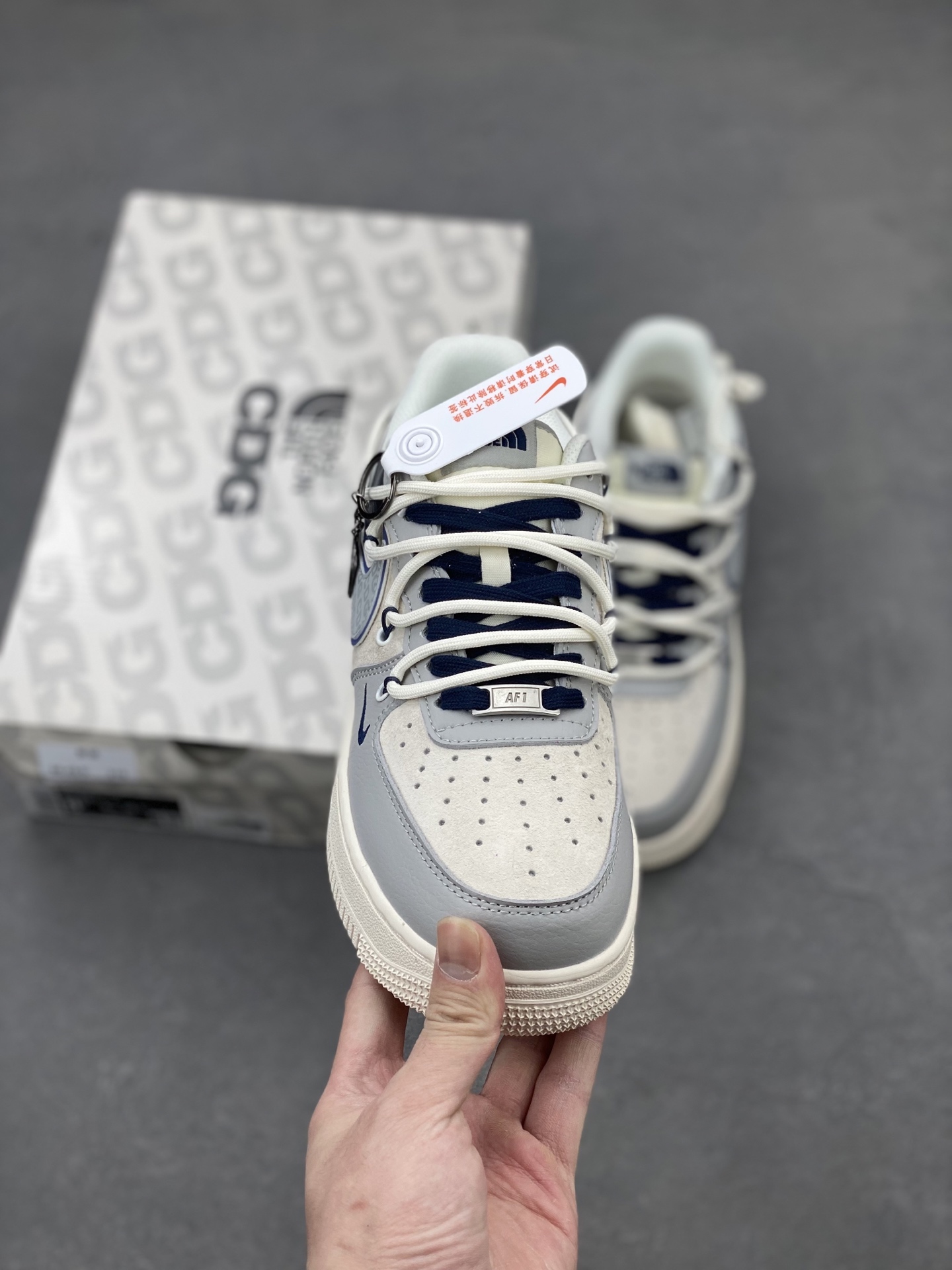 Nike Air Force 1 '07 Low The North Face Collab Sneakers - Gray/Blue 3 i1739652157995 5392 0 1