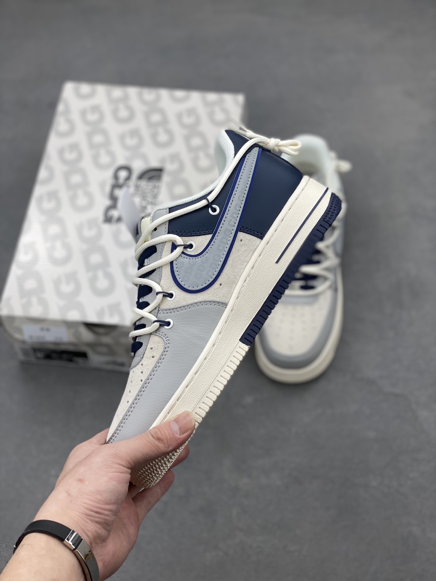 Nike Air Force 1 '07 Low The North Face Collab Sneakers - Gray/Blue 4 i1739652164003 8232 0 2