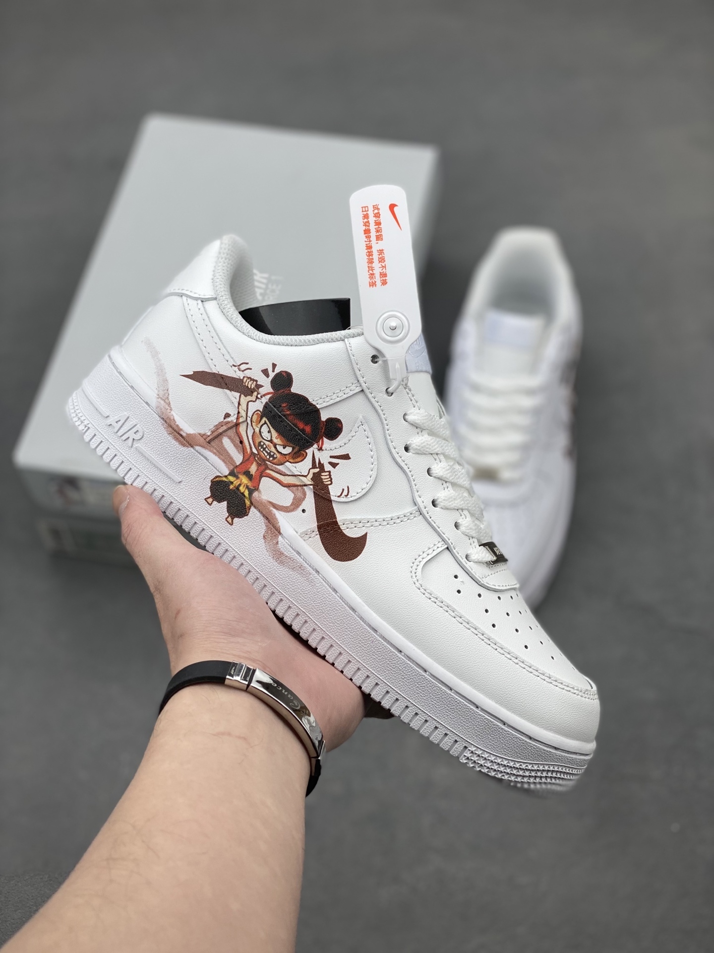 Nike Air Force 1 Low White Custom Sneakers - Limited Edition Design 1 i1739822303204 6861 0 0