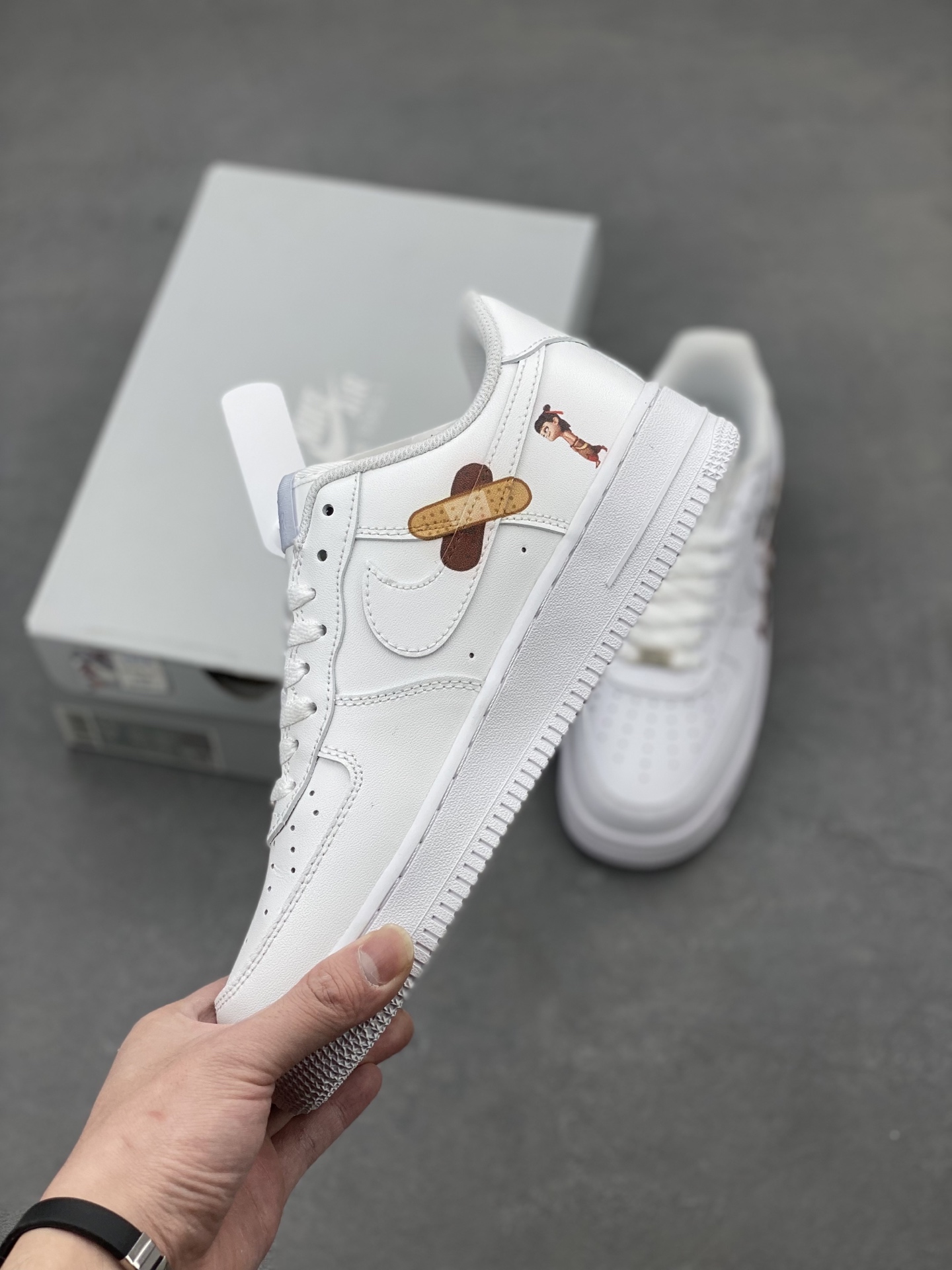 Nike Air Force 1 Low White Custom Sneakers - Limited Edition Design 3 i1739822303287 5248 0 2