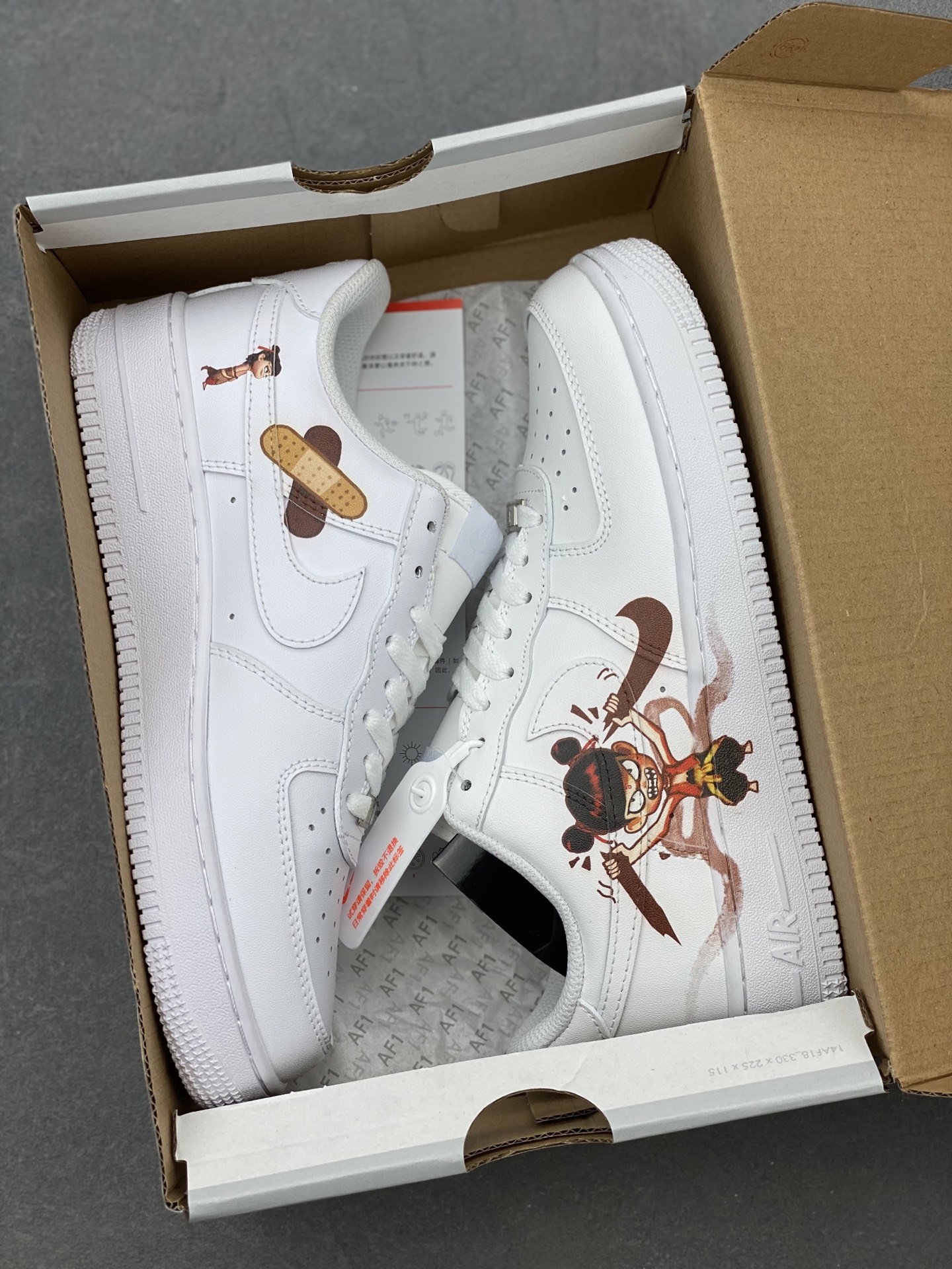 Nike Air Force 1 Low White Custom Sneakers - Limited Edition Design 9 i1739822305459 1745 0 8