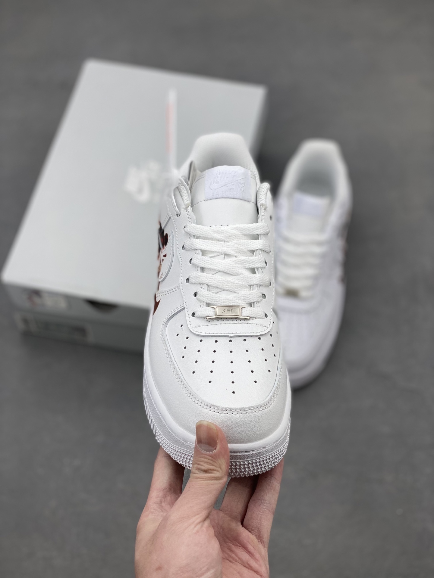 Nike Air Force 1 Low White Custom Sneakers - Limited Edition Design 2 i1739822305541 5929 0 1