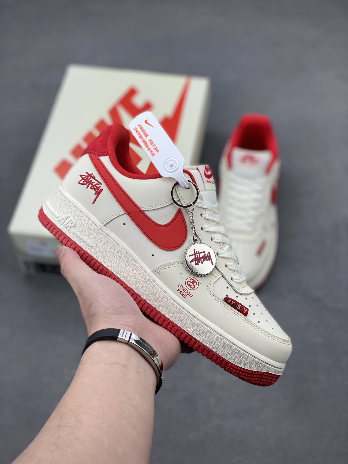 Nike Air Force 1 '07 Low Stussy Collab Sneakers - Limited Edition 2 i1739822363551 1466 0 0