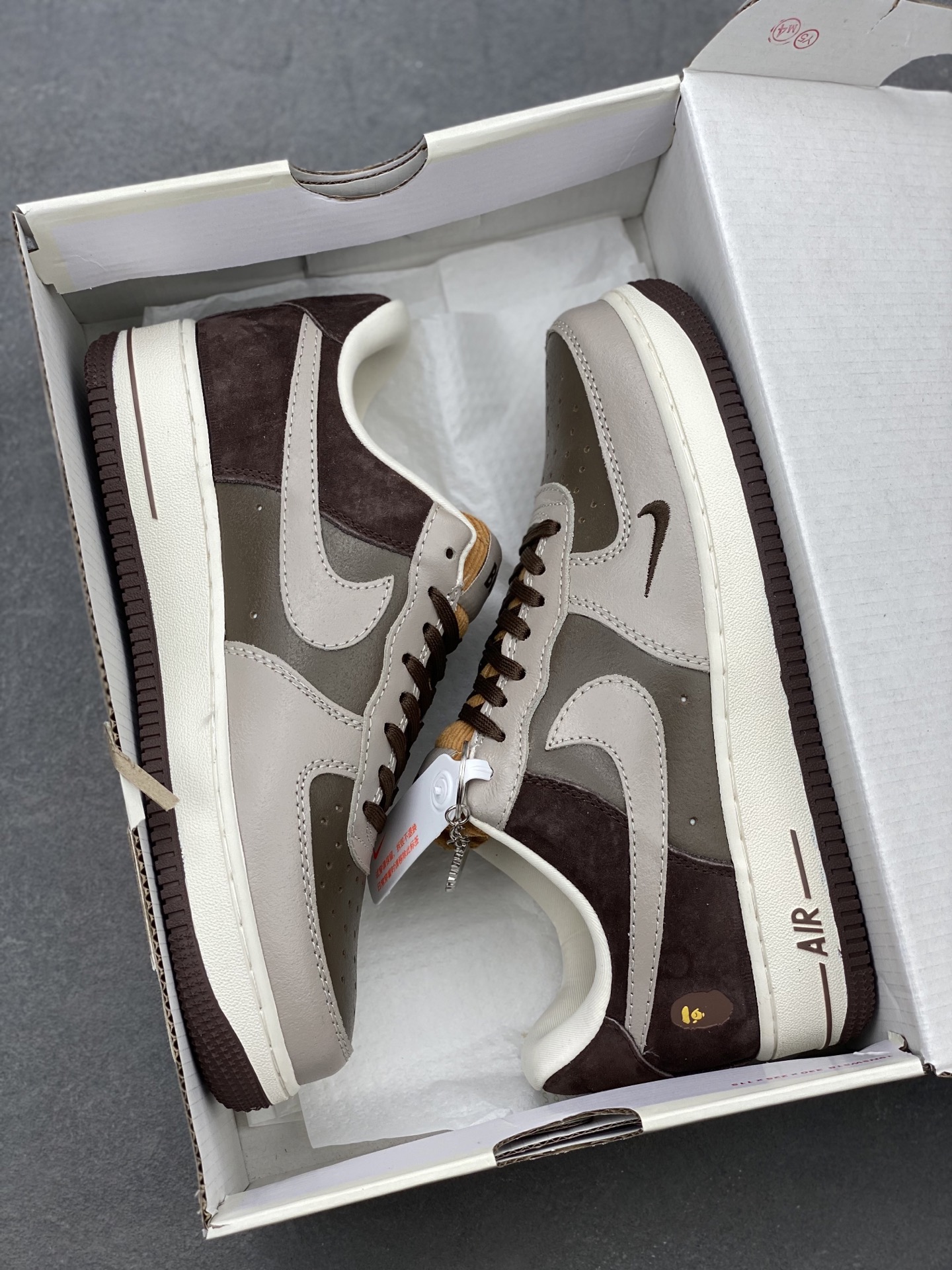 Nike Air Force 1 '07 Low Bape Collab Sneakers Gray Green Brown - Limited 10 i1739905602963 9066 0 8
