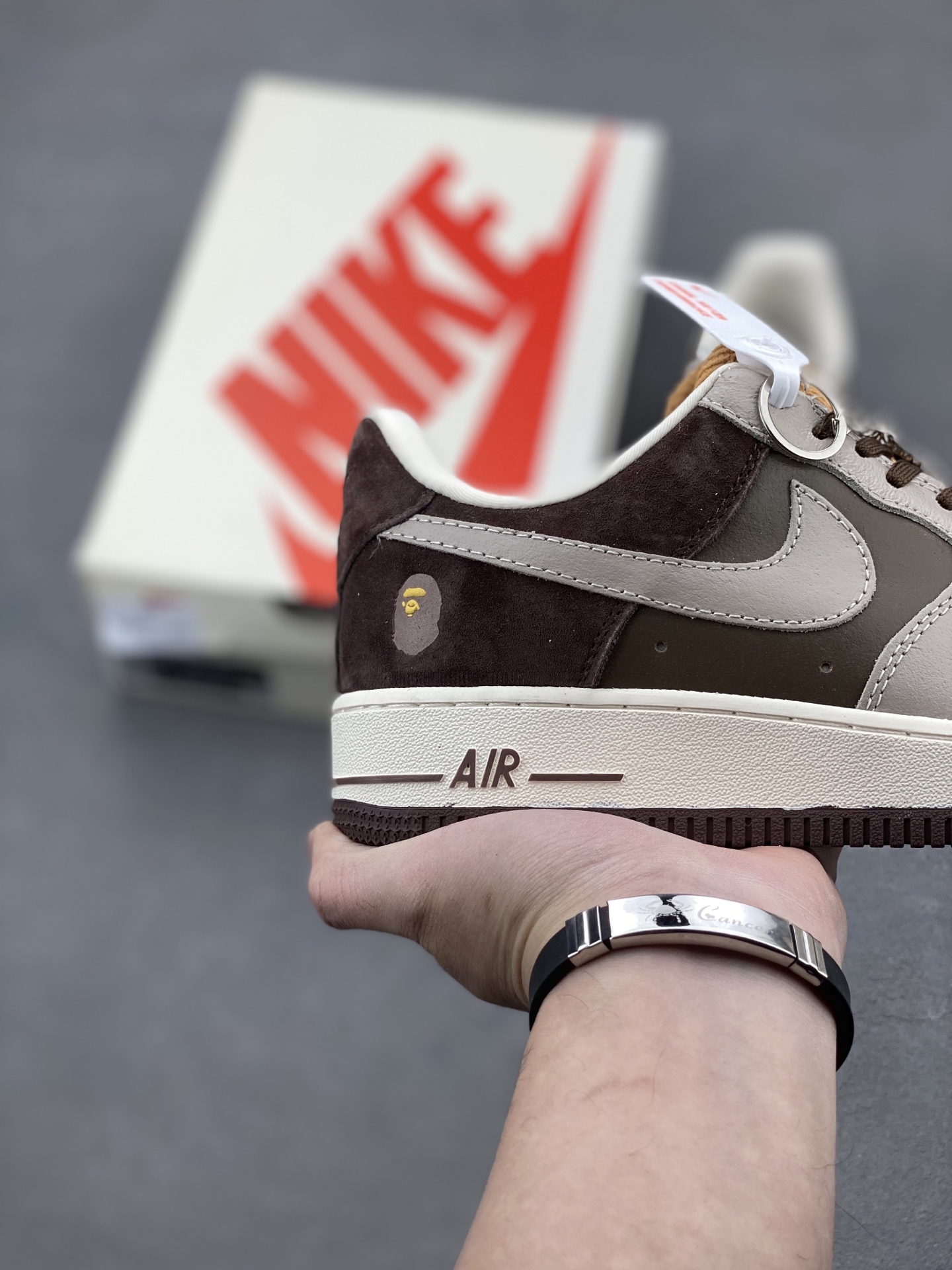 Nike Air Force 1 '07 Low Bape Collab Sneakers Gray Green Brown - Limited 6 i1739905602963 9793 0 4