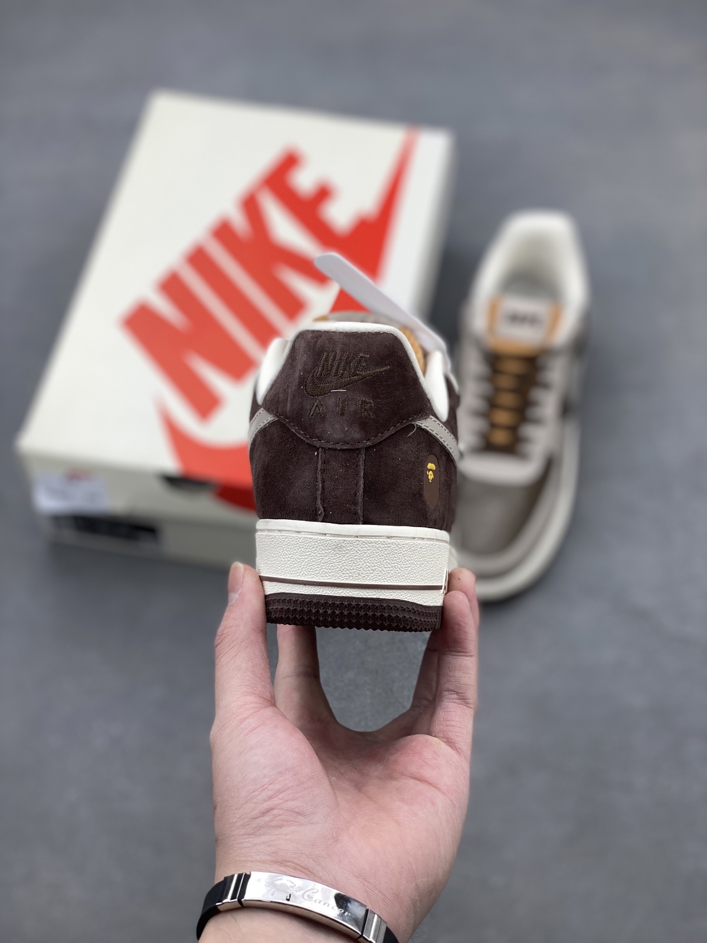 Nike Air Force 1 '07 Low Bape Collab Sneakers Gray Green Brown - Limited 5 i1739905602982 5436 0 3