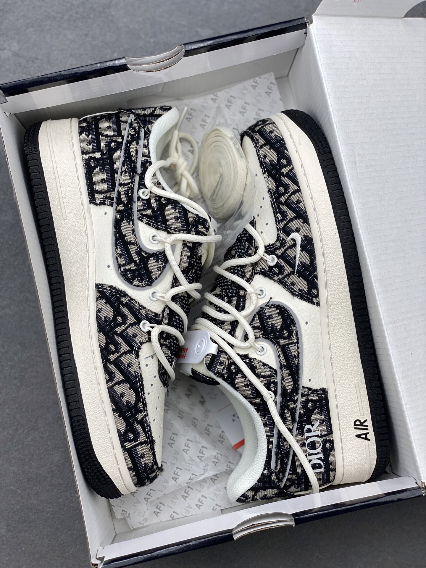 Nike Air Force 1 '07 Low Dior Black Pattern Sneakers (Sizes 36-45) 10 i1739907057929 2011 0 8