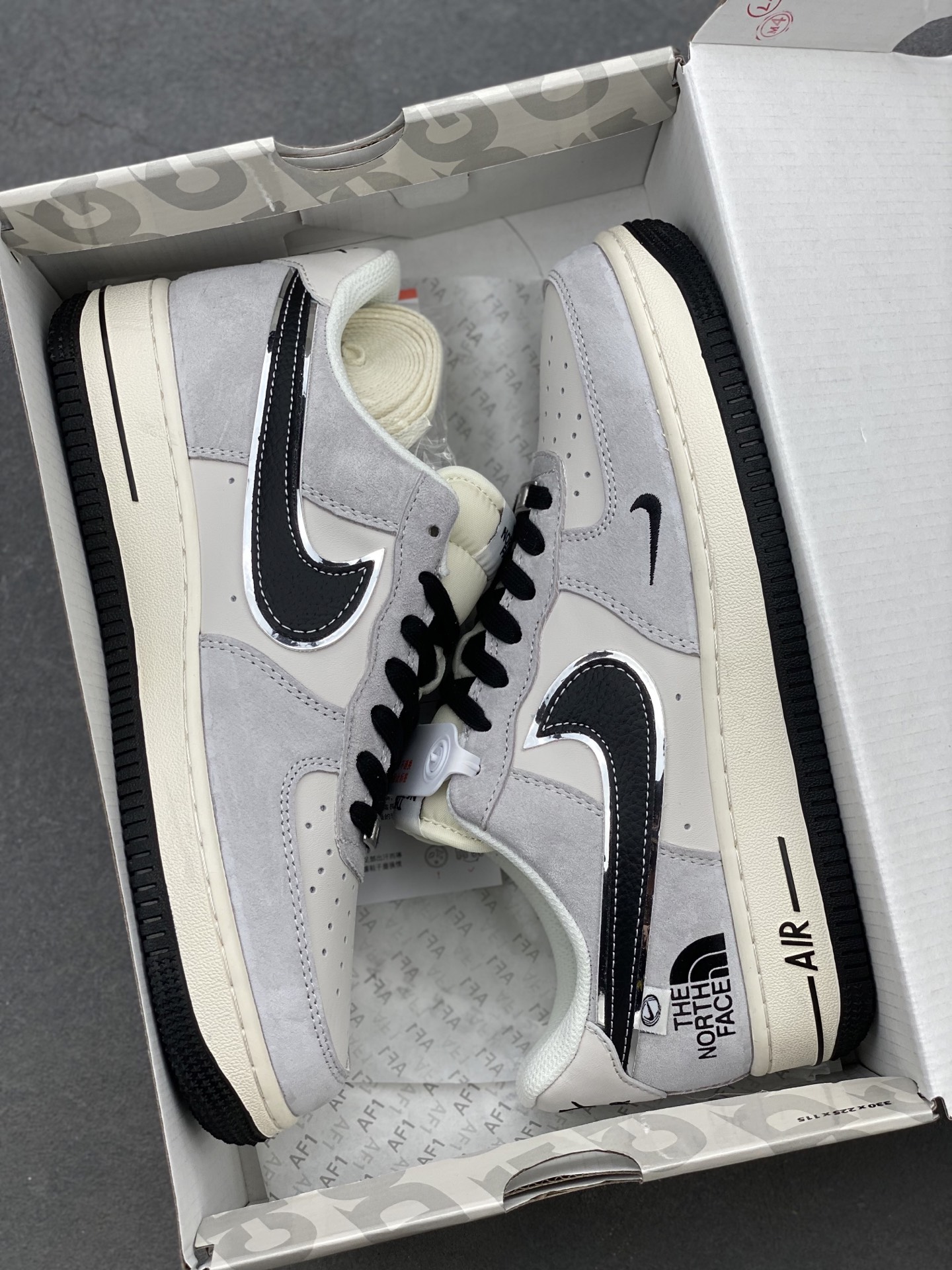 Nike Air Force 1 '07 Low The North Face Collab - Grey/Black 10 i1739993287766 7198 0 8