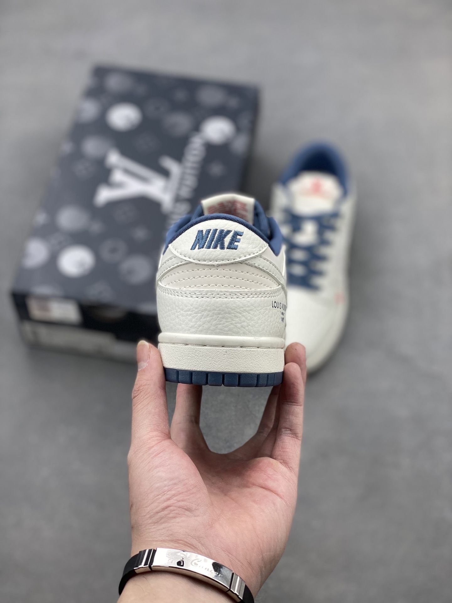NK Dunk Low Retro Louis Vuitton Custom Sneakers - Premium Leather, Stylish Design 5 i1739994788022 7375 0 3