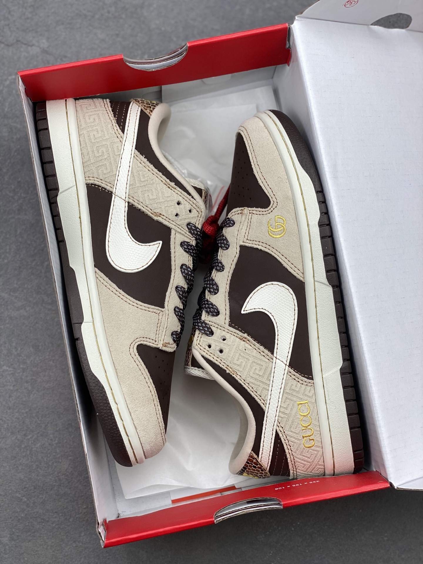 Nike Dunk Low Retro Gucci Custom Sneakers, Low Top Casual Shoes 10 i1739996141500 636 0 8