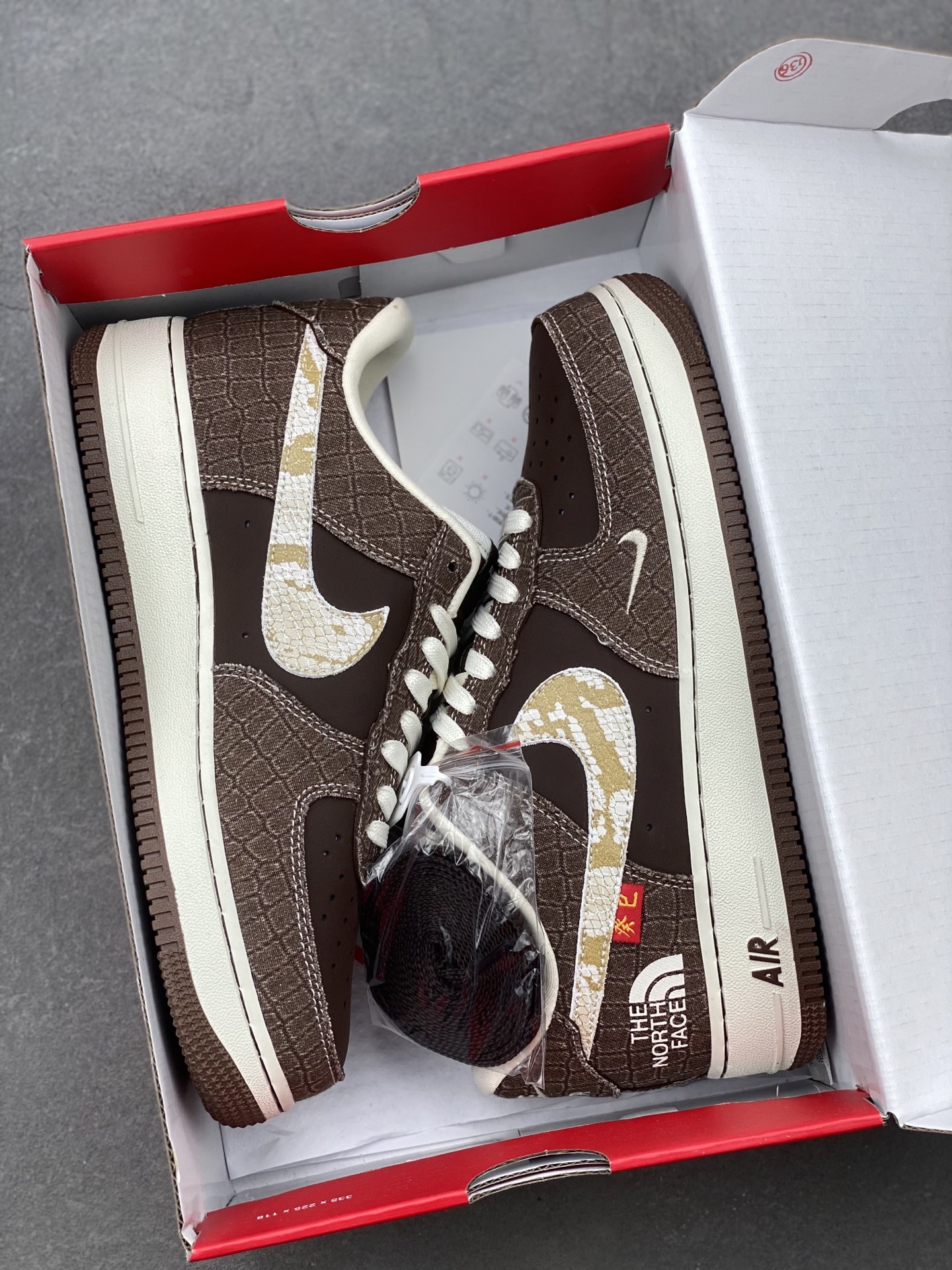 Nike Air Force 1 '07 Low The North Face Brown Shoes CH6336-524 9 i1740078747423 5124 0 8
