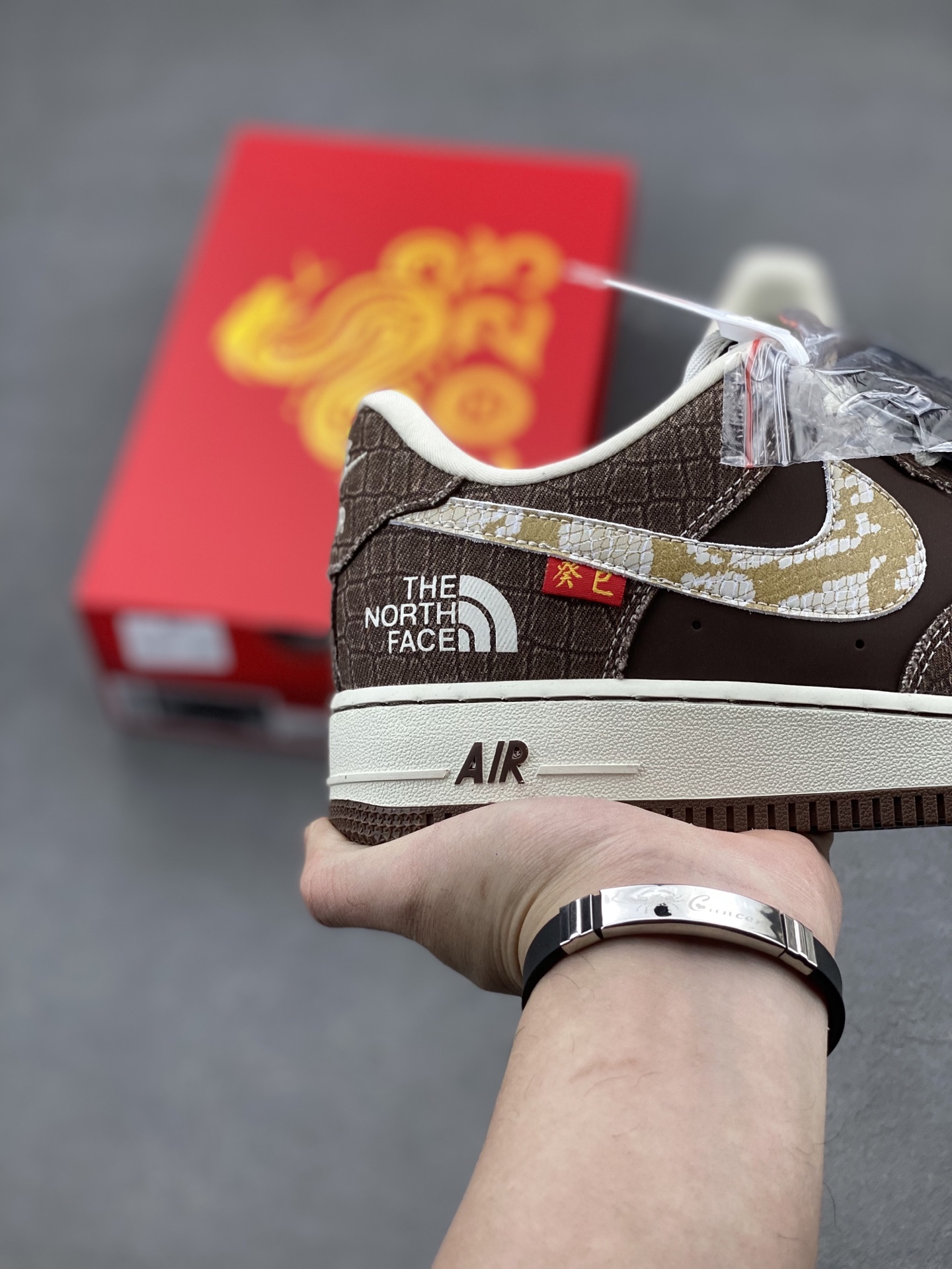 Nike Air Force 1 '07 Low The North Face Brown Shoes CH6336-524 5 i1740078749651 9952 0 4