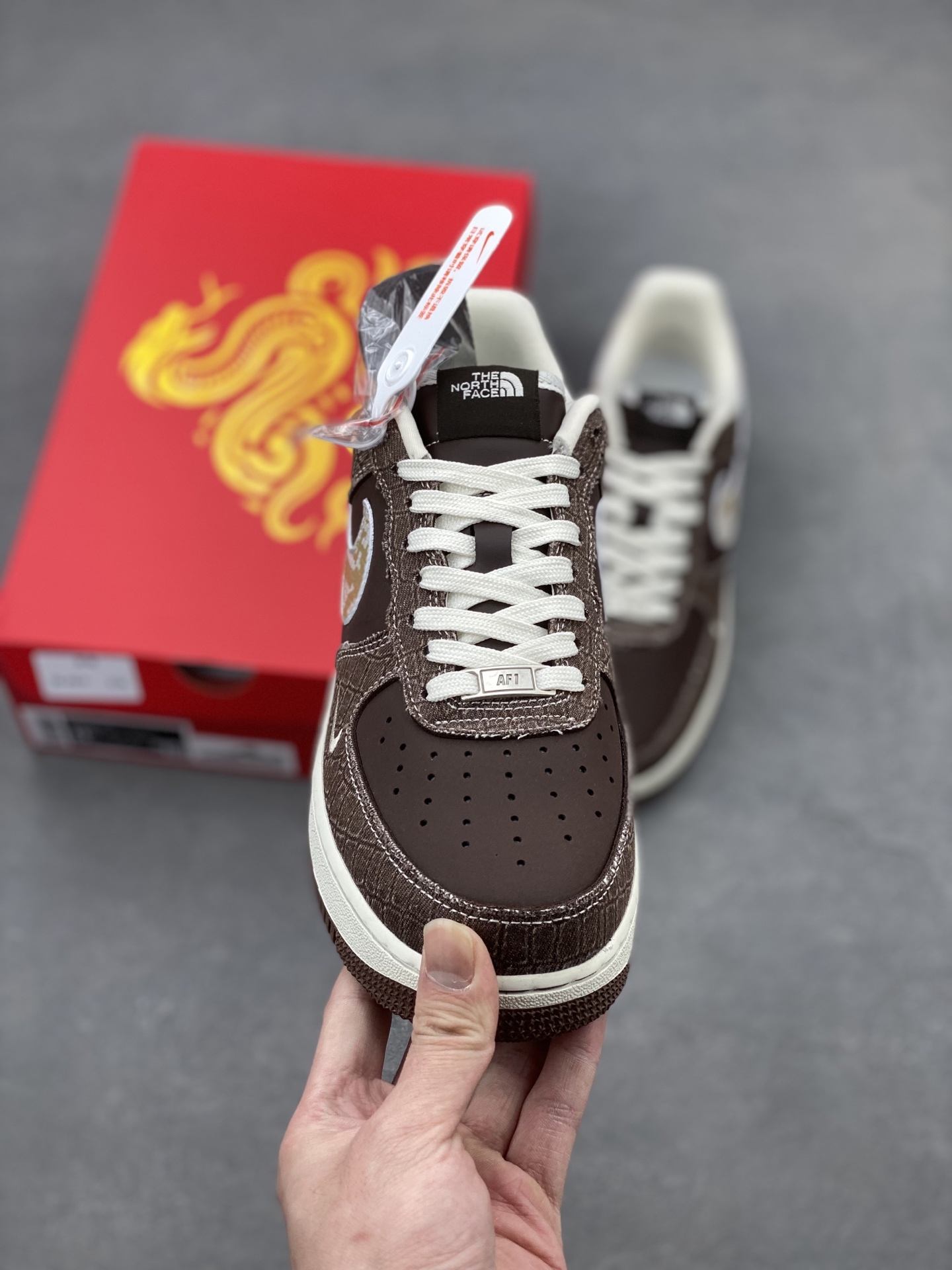 Nike Air Force 1 '07 Low The North Face Brown Shoes CH6336-524 2 i1740078750589 9658 0 1