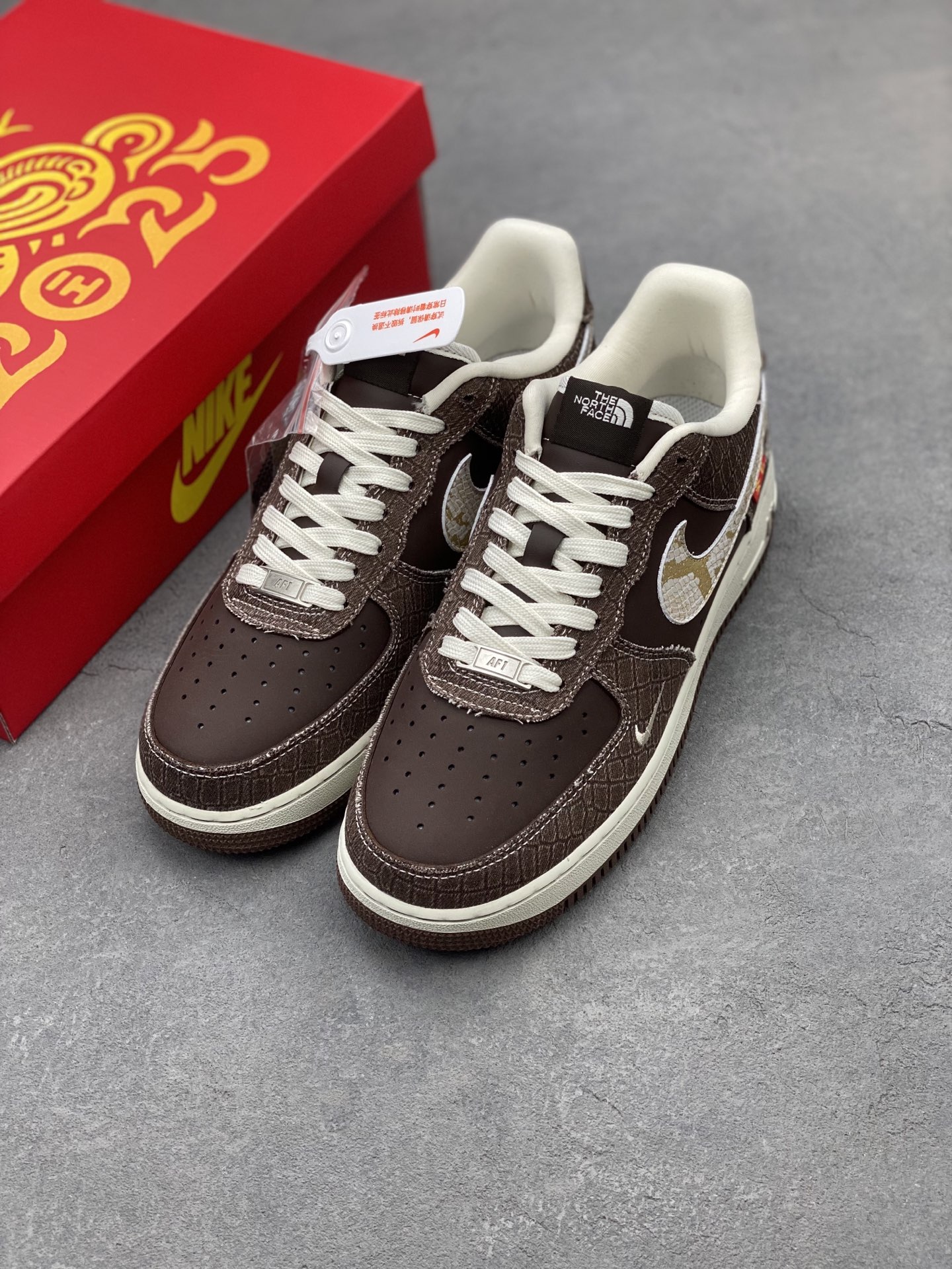 Nike Air Force 1 '07 Low The North Face Brown Shoes CH6336-524 8 i1740078751642 1557 0 7