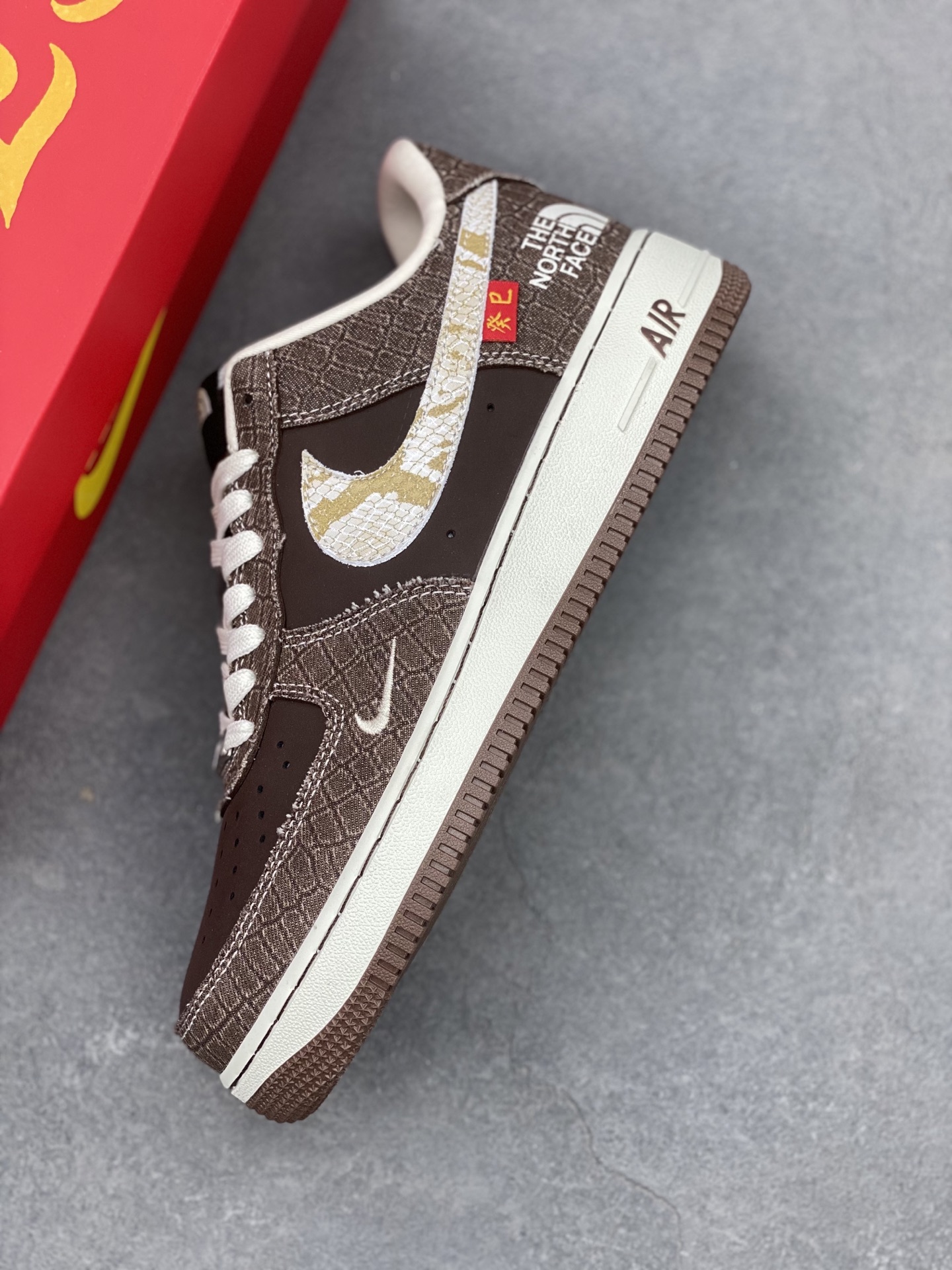 Nike Air Force 1 '07 Low The North Face Brown Shoes CH6336-524 7 i1740078753532 9394 0 6
