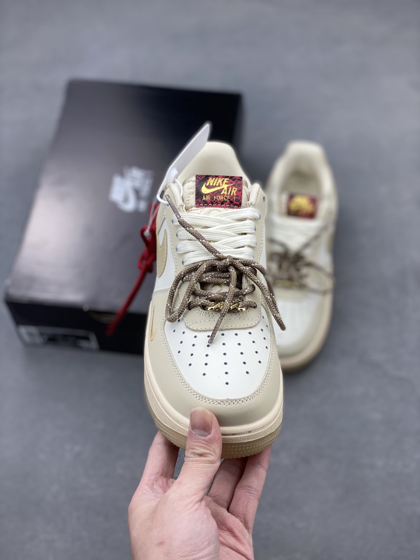 Nike Air Force 1 '07 Low Year of The Snake White Brown HV5990-172 3 i1740162774742 7846 0 1