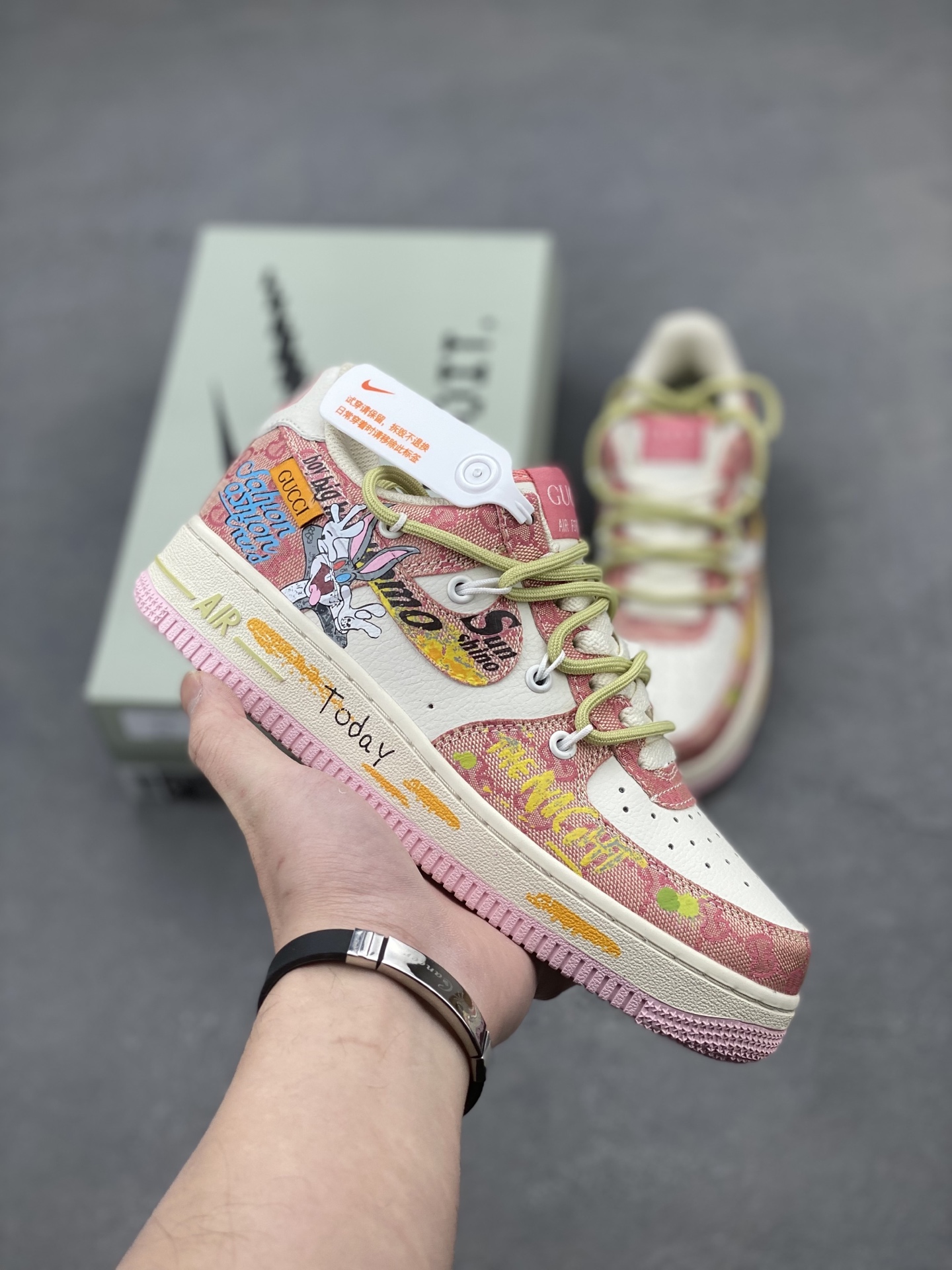 Nike Air Force 1 Low Bugs Bunny Custom Sneakers - Limited Edition 2 i1740162856685 3060 0 0