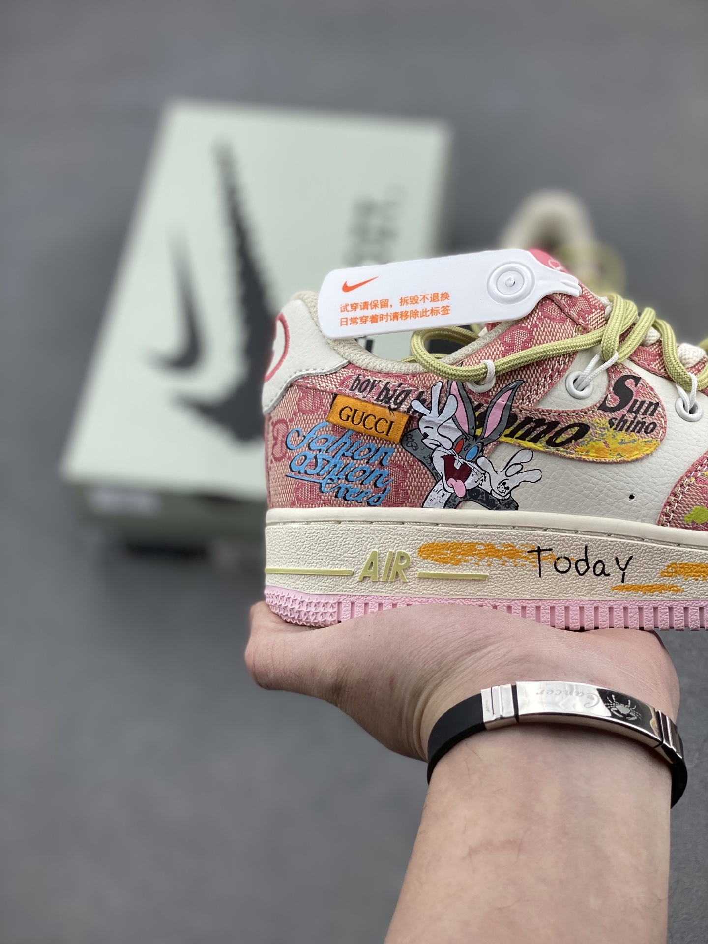 Nike Air Force 1 Low Bugs Bunny Custom Sneakers - Limited Edition 6 i1740162857371 2471 0 4