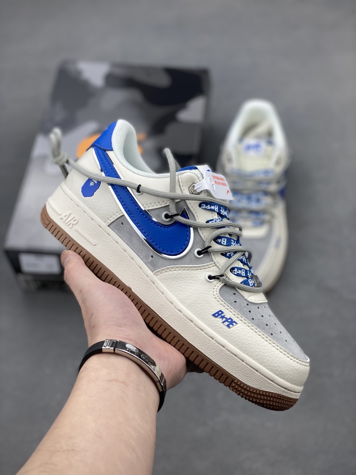 Nike Air Force 1 '07 Low BAPE Edition Casual Sneakers - SJ1198-112 2 i1740255320083 8199 0 0