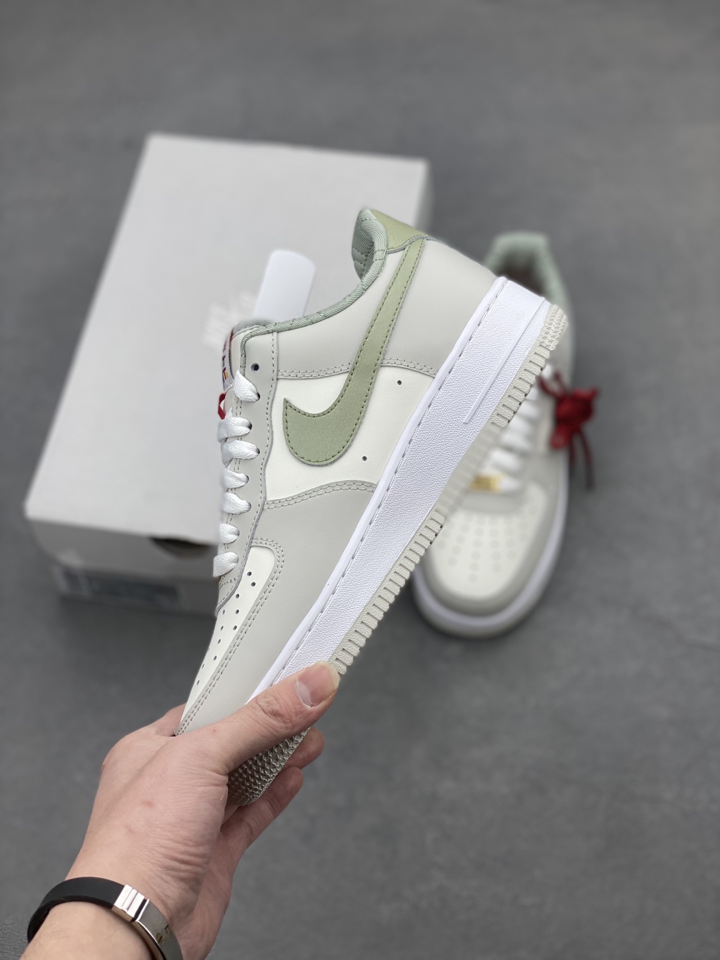 Nike Air Force 1 Low 'Year of the Snake' Avocado Green - Premium Quality 4 i1740255662723 6207 0 2