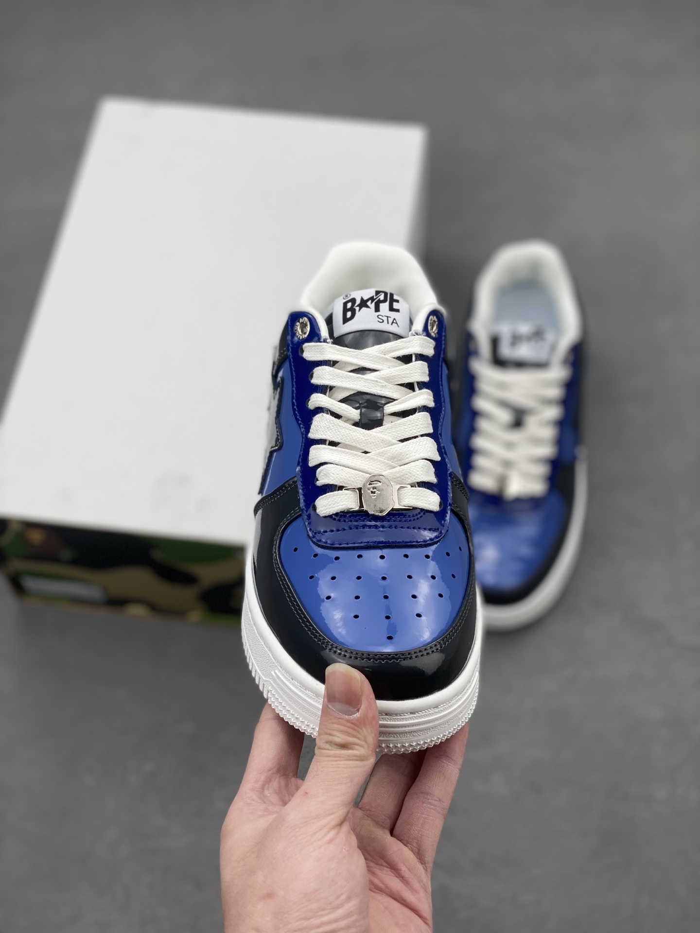 Bape Sta Morandi Color Matching Sneakers - Classic Casual Sports Shoes 3 i1740255827354 7799 0 1