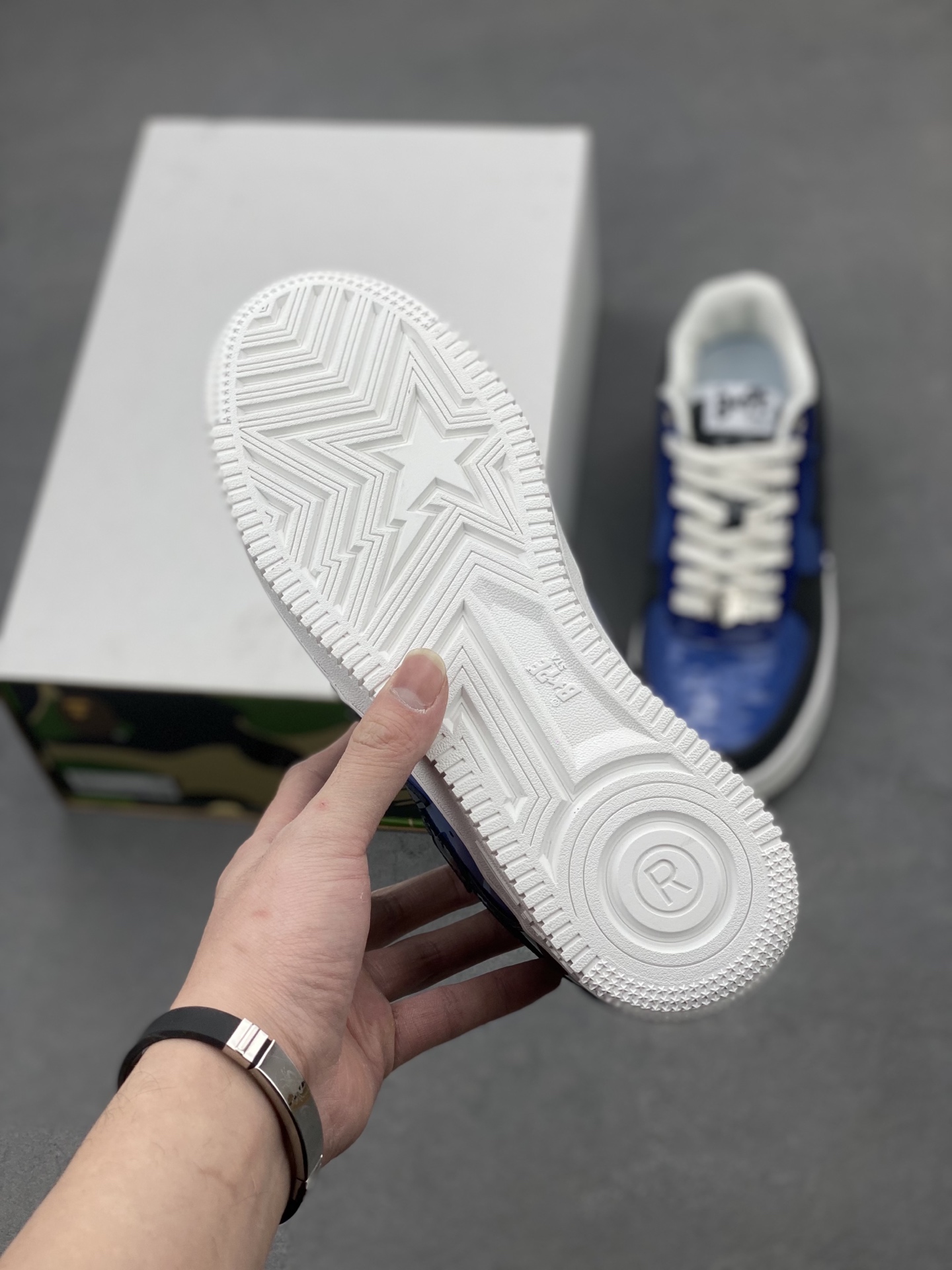 Bape Sta Morandi Color Matching Sneakers - Classic Casual Sports Shoes 7 i1740255827915 7023 0 5